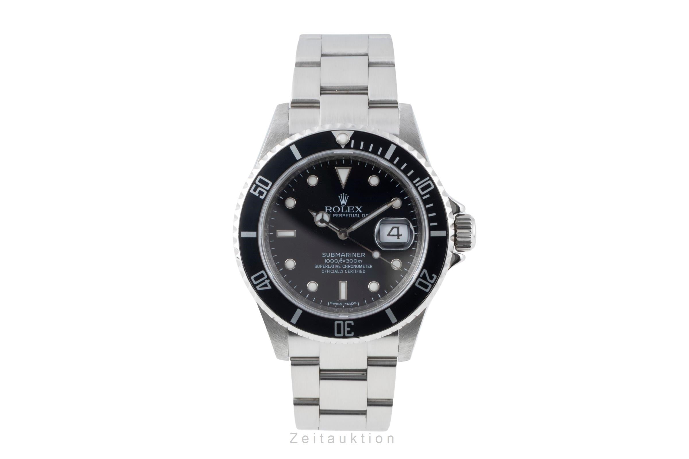 Rolex Submariner steel automatic men's watch 16610  [2601048]