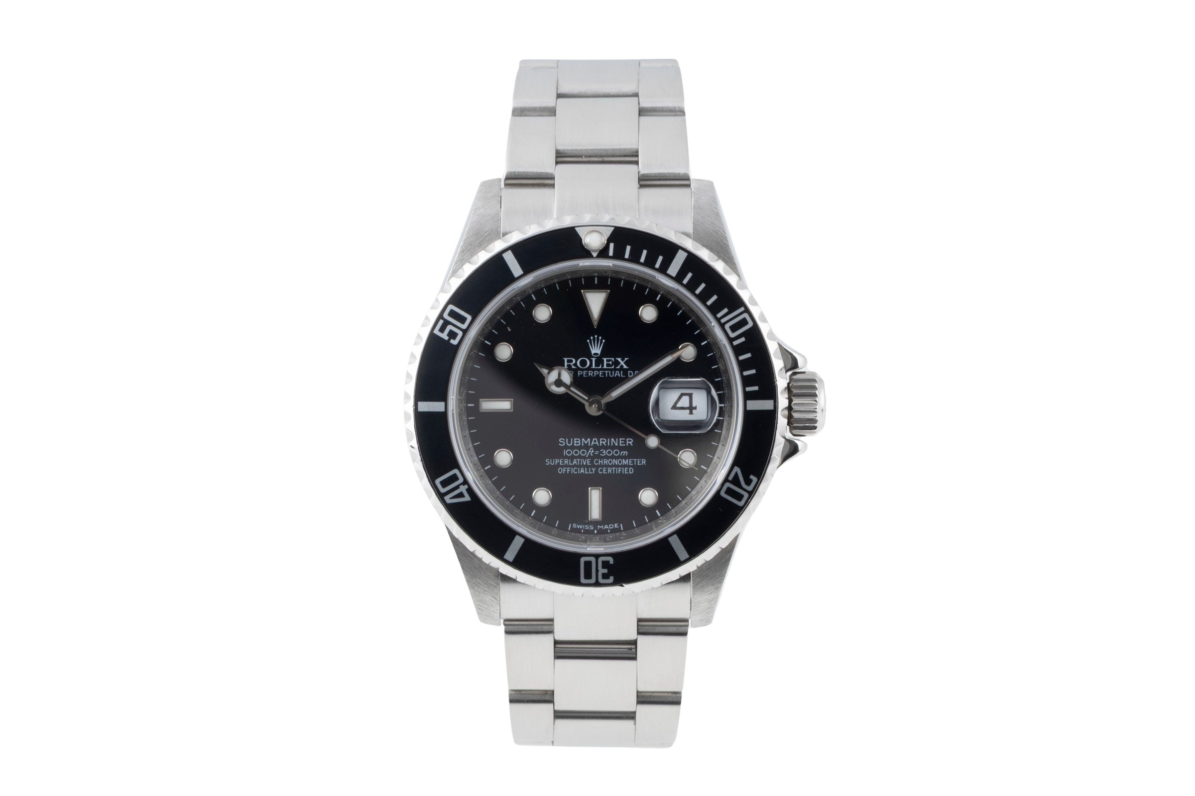 Rolex Submariner steel automatic men's watch 16610  [2601048]