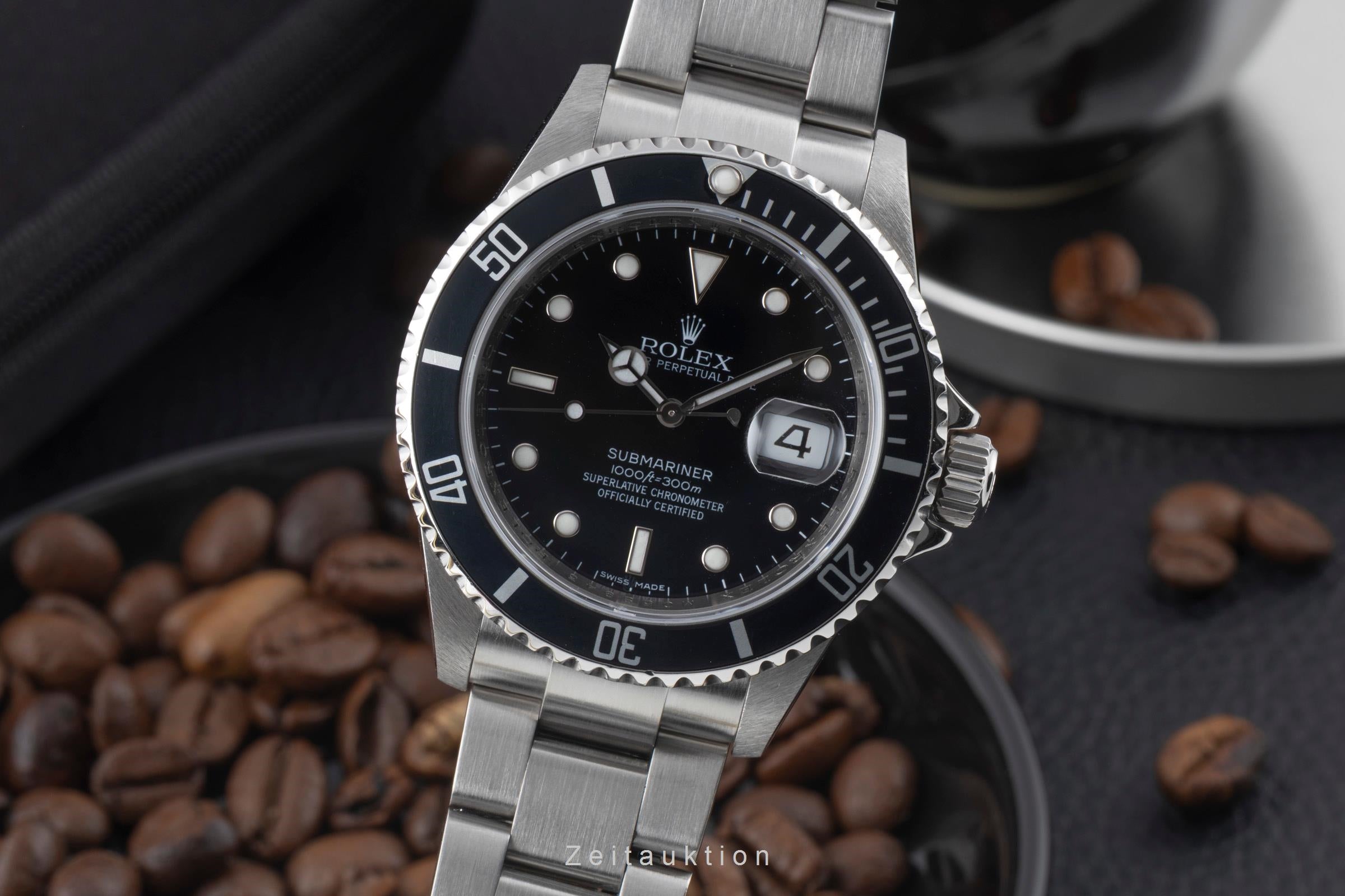 Rolex Submariner steel automatic men's watch 16610  [2601048]