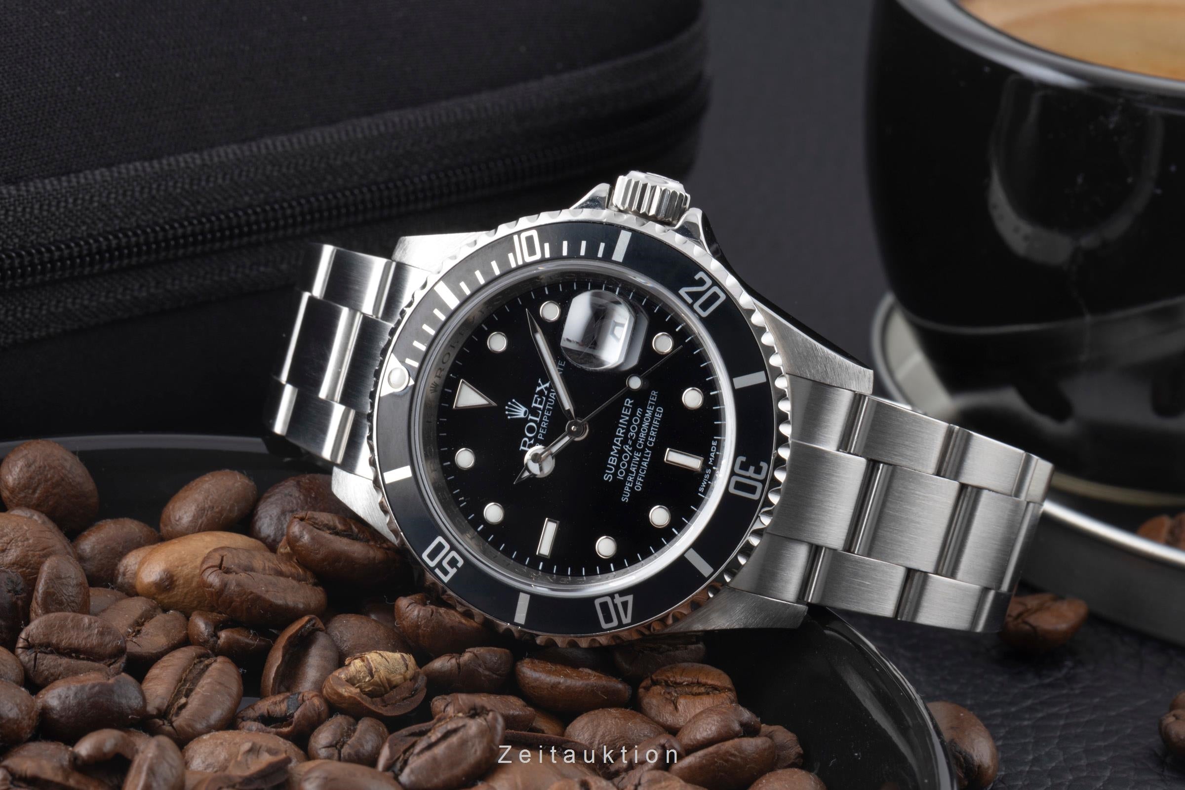 Rolex Submariner steel automatic men's watch 16610  [2601048]