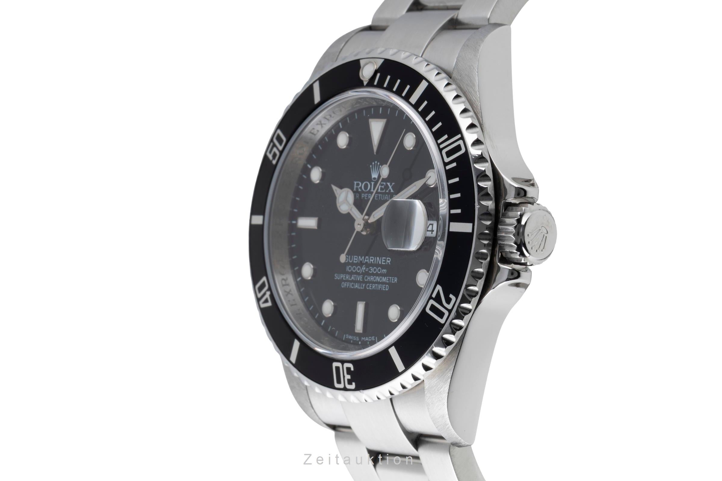 Rolex Submariner steel automatic men's watch 16610  [2601048]