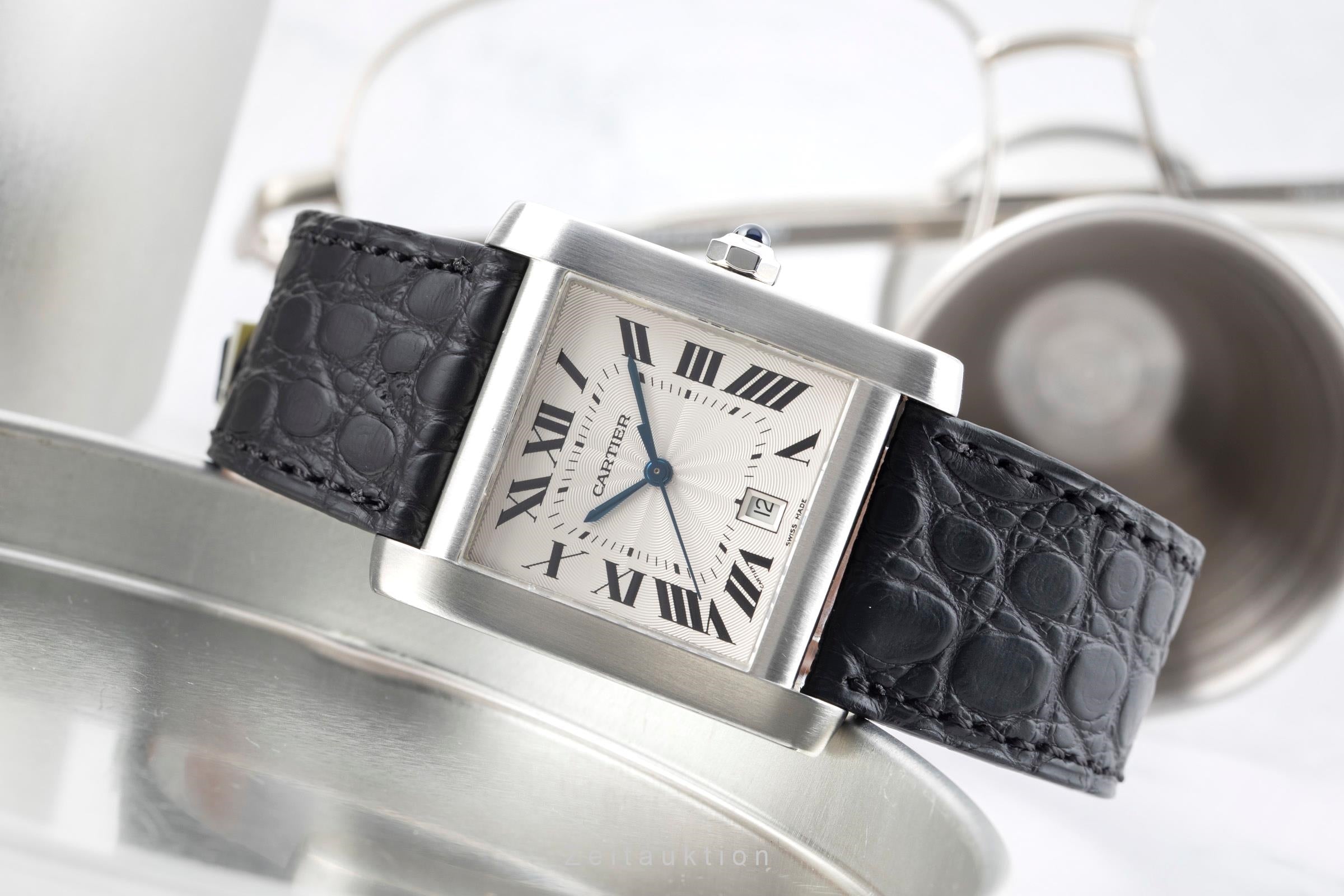 Cartier Tank Francaise steel automatic men's watch W5101755  [2601051]