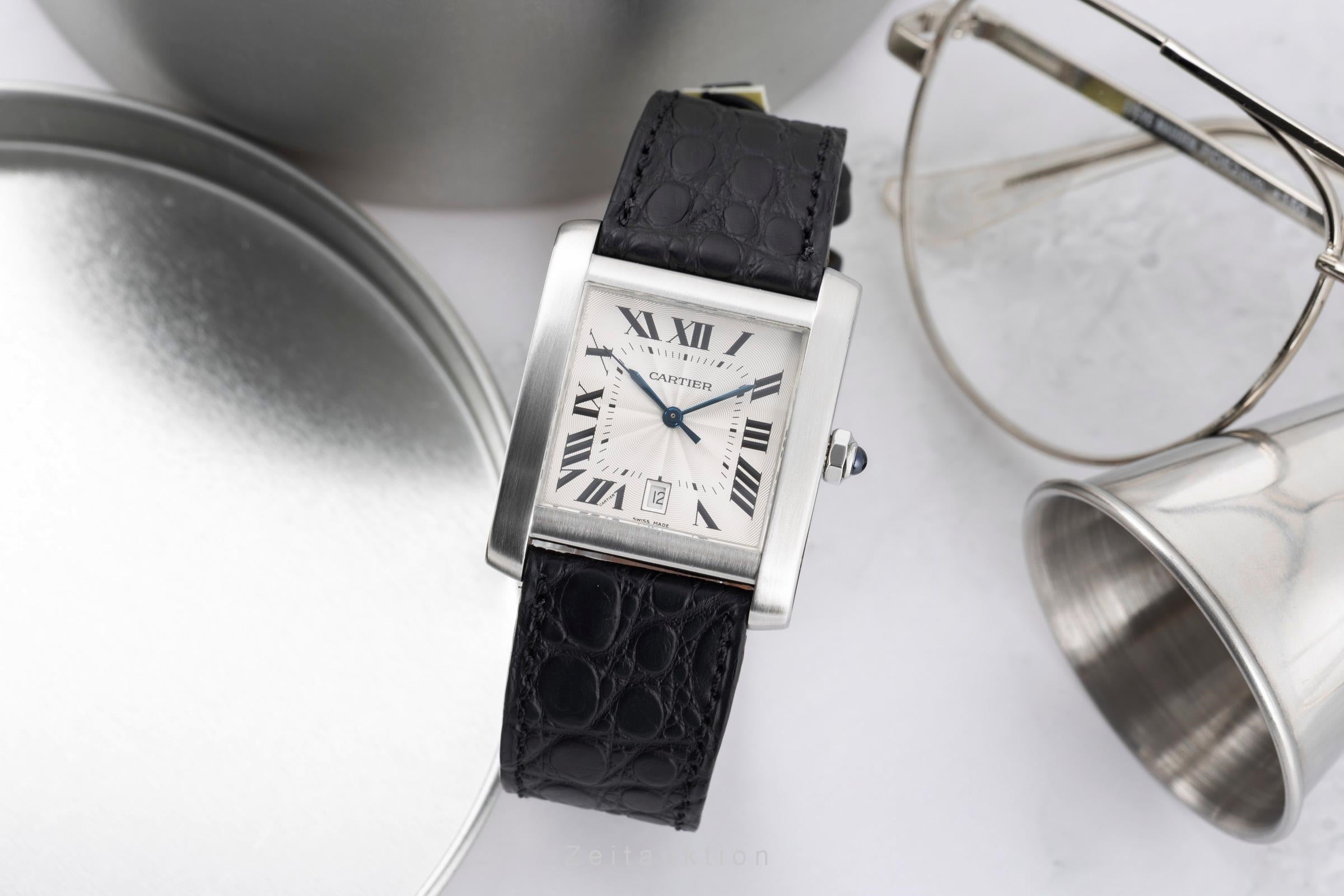 Cartier Tank Francaise steel automatic men's watch W5101755  [2601051]