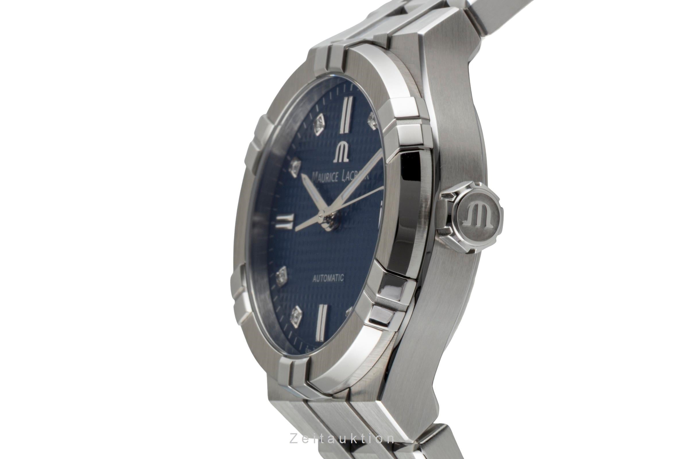 Maurice Lacroix Aikon Stahl Automatik Damenuhr Ref. AI6006-SS002-450-1 B&P 2023 [2601053]