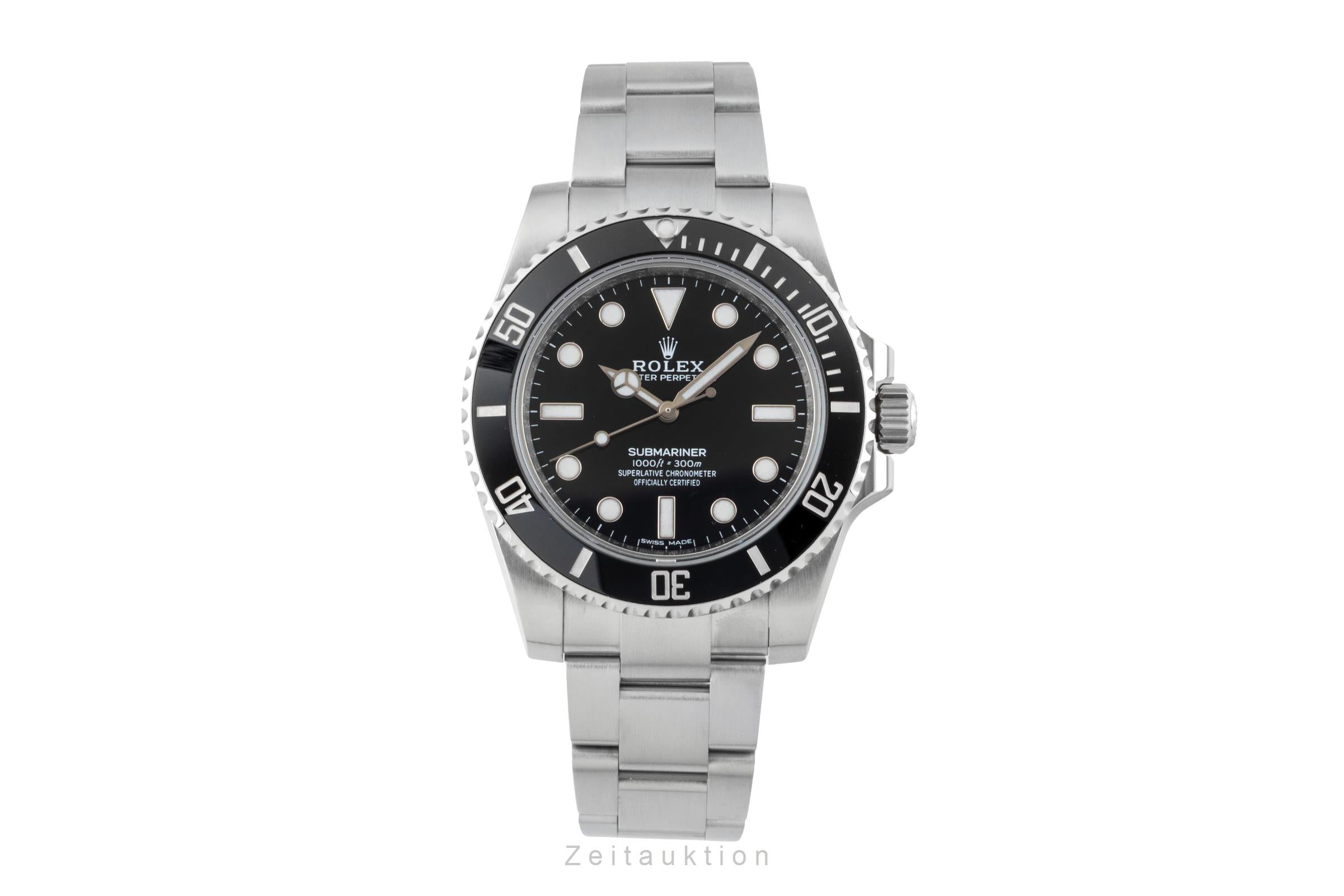 Rolex Submariner No Date Stahl Automatik Herrenuhr Ref. 114060 Box  [2601055]