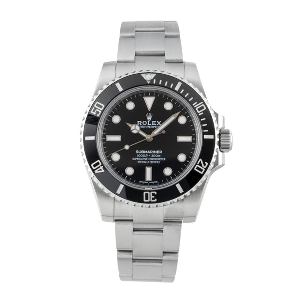 Rolex Submariner No Date Stahl Automatik Herrenuhr Ref. 114060 Box  [2601055]