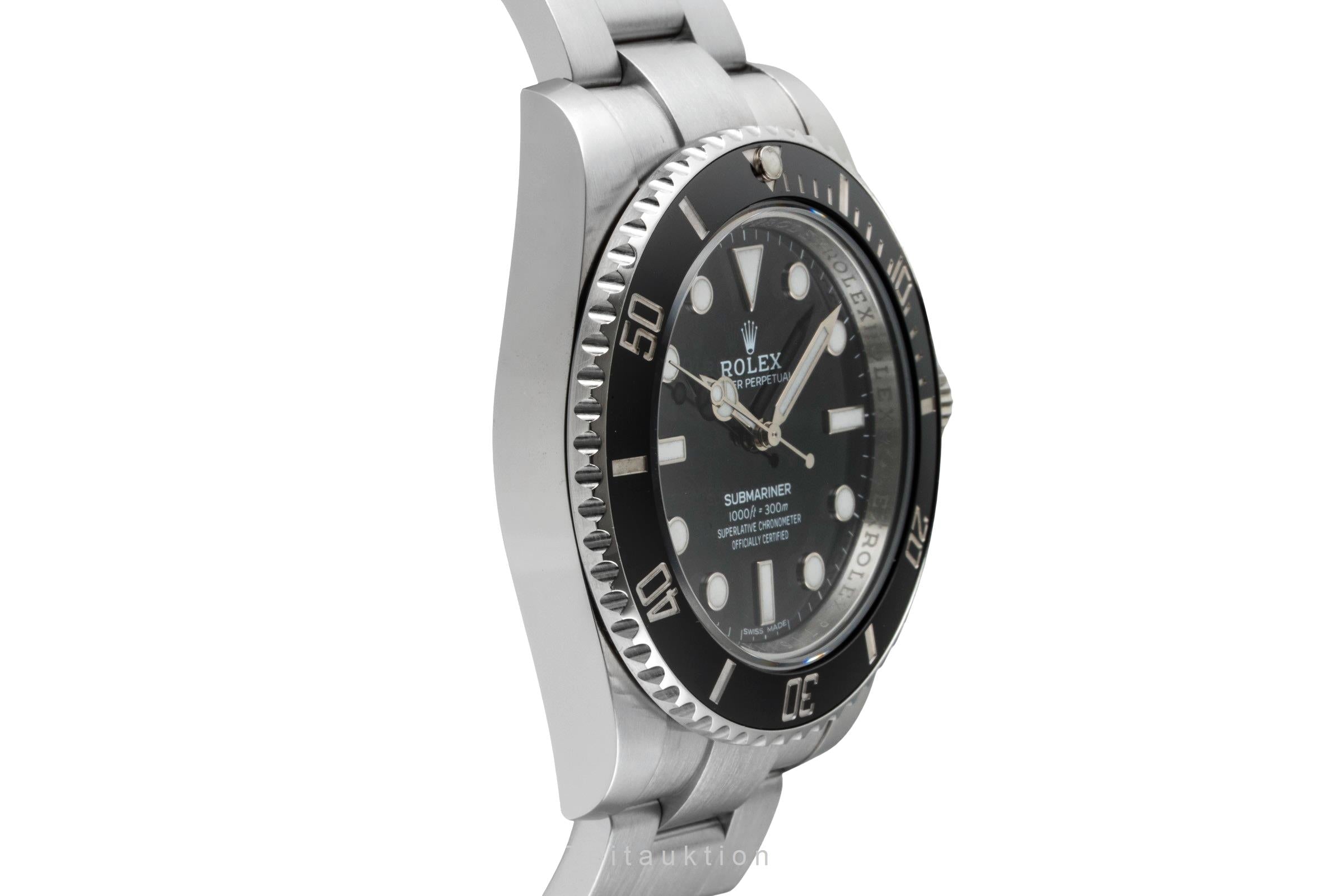 Rolex Submariner No Date Stahl Automatik Herrenuhr Ref. 114060 Box  [2601055]