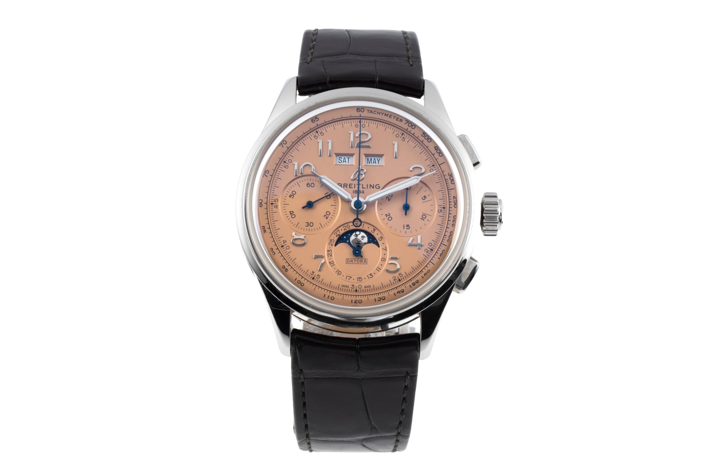 Breitling Premier chronograph steel automatic Kal. B25 Ref