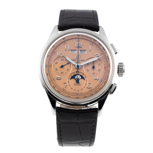 Breitling Premier chronographe acier automatique montre pour hommes AB2510201K1P1  [2601058]