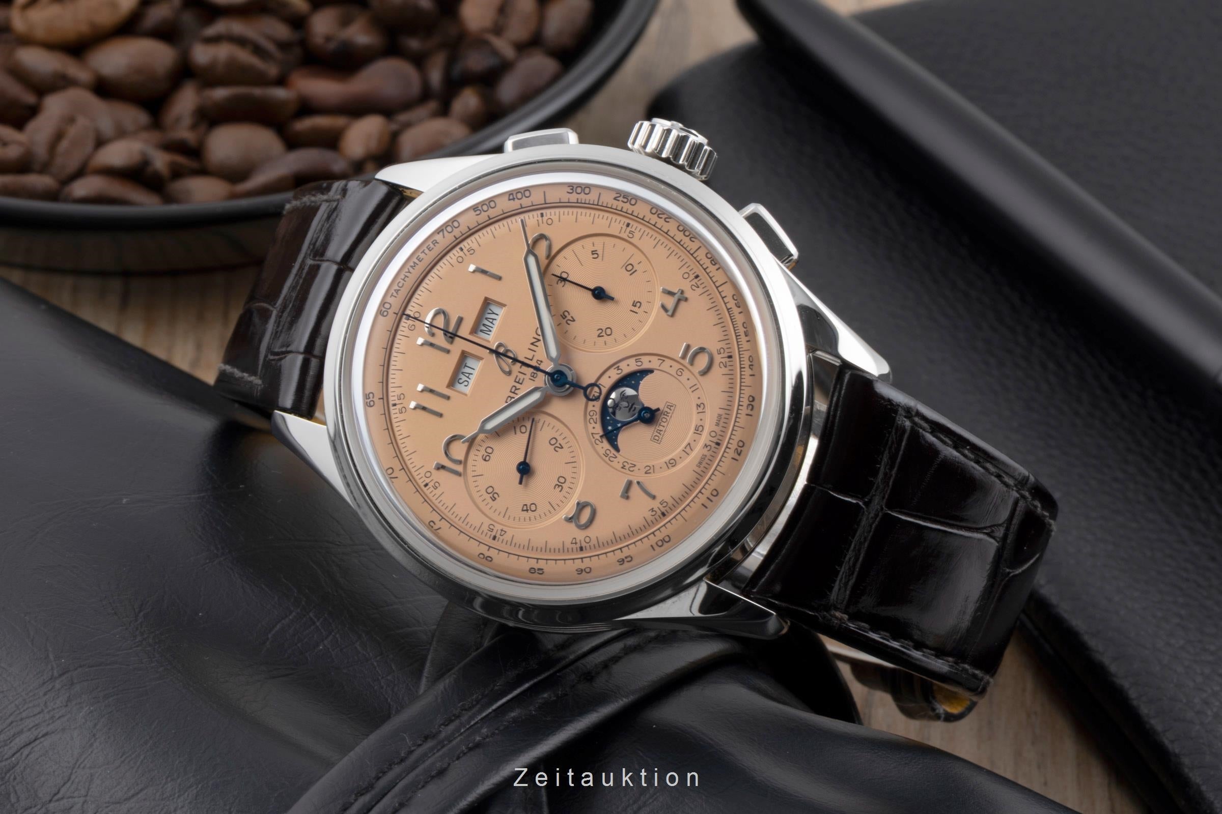 Breitling Premier chronograph steel automatic Kal. B25 Ref
