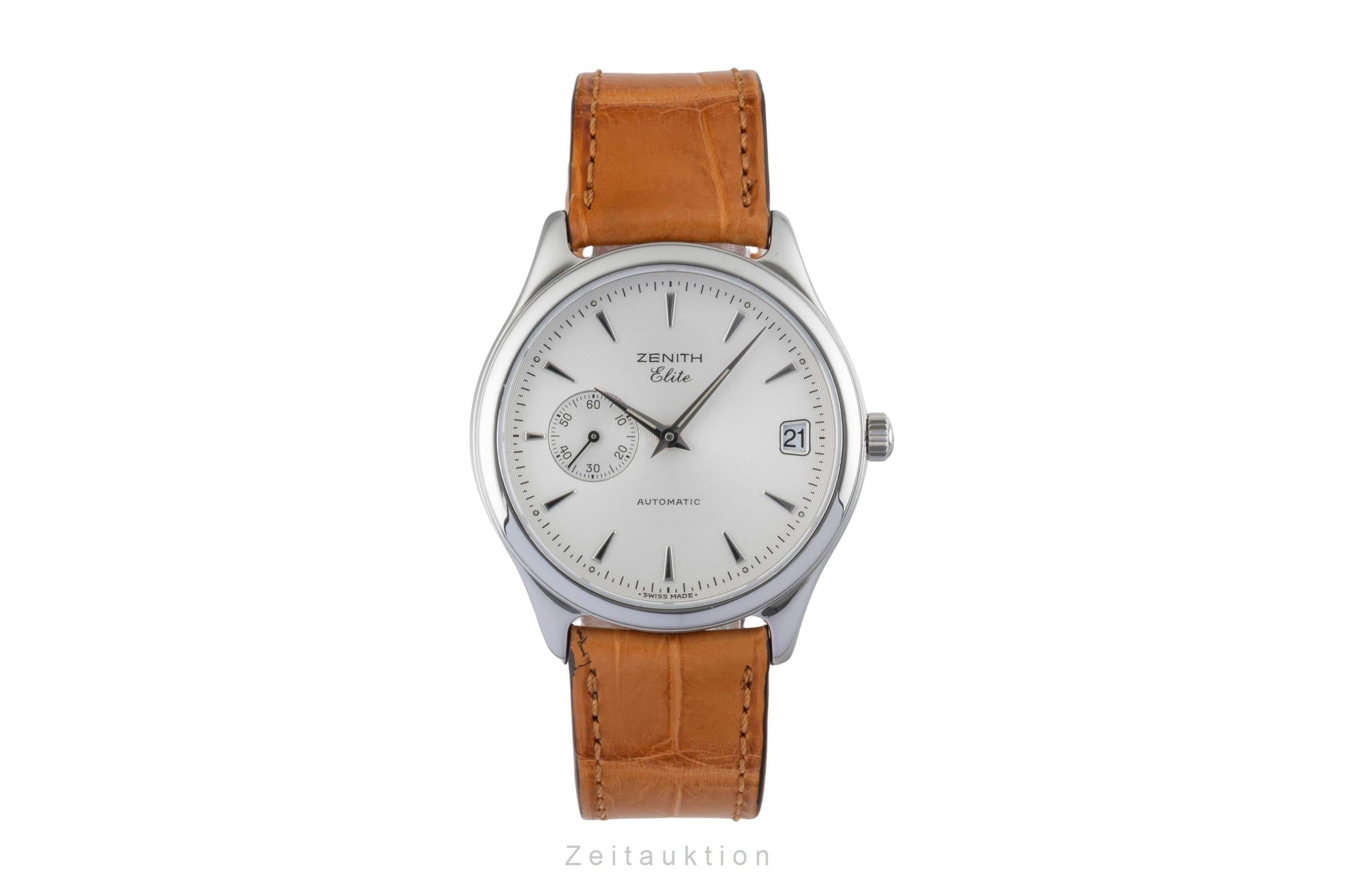 Zenith Elite acero automático reloj para caballeros 90/01.0040.680  [2601060]