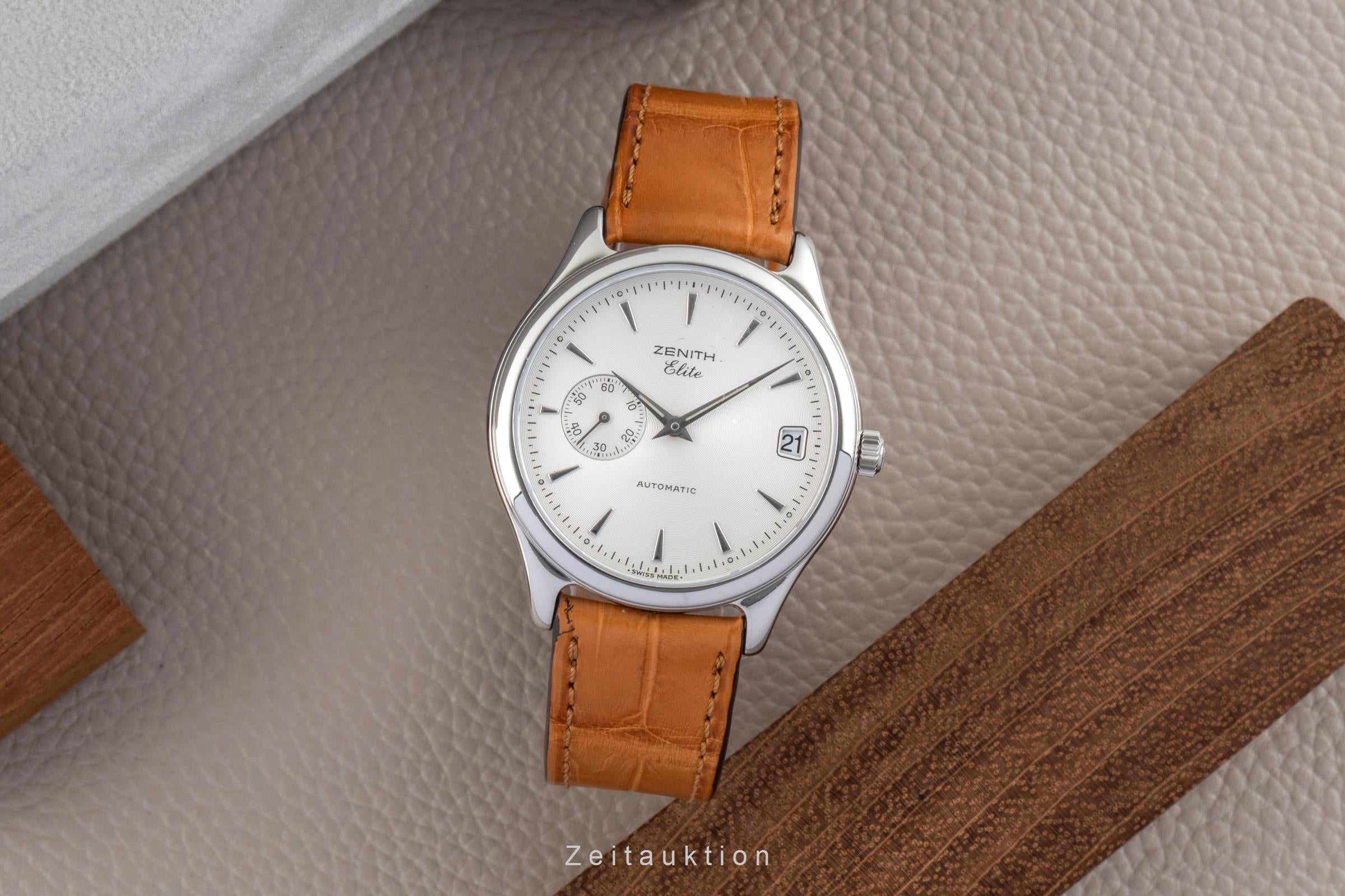 Zenith Elite acero automático reloj para caballeros 90/01.0040.680  [2601060]