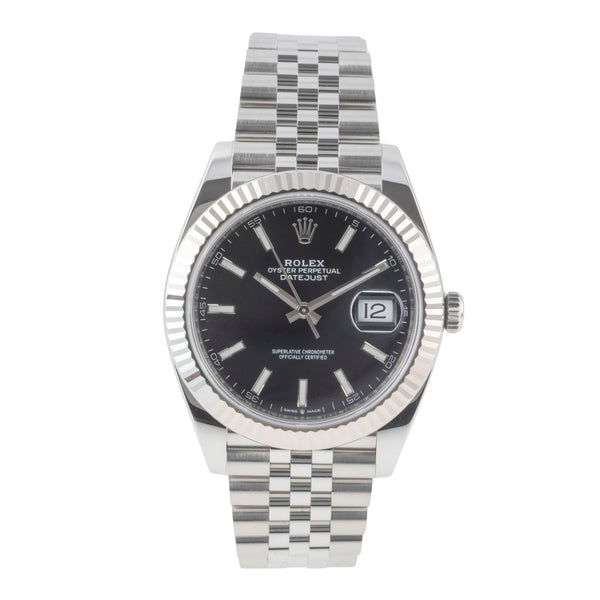 Rolex Datejust steel / white gold automatic men's watch 126334  [2601061]