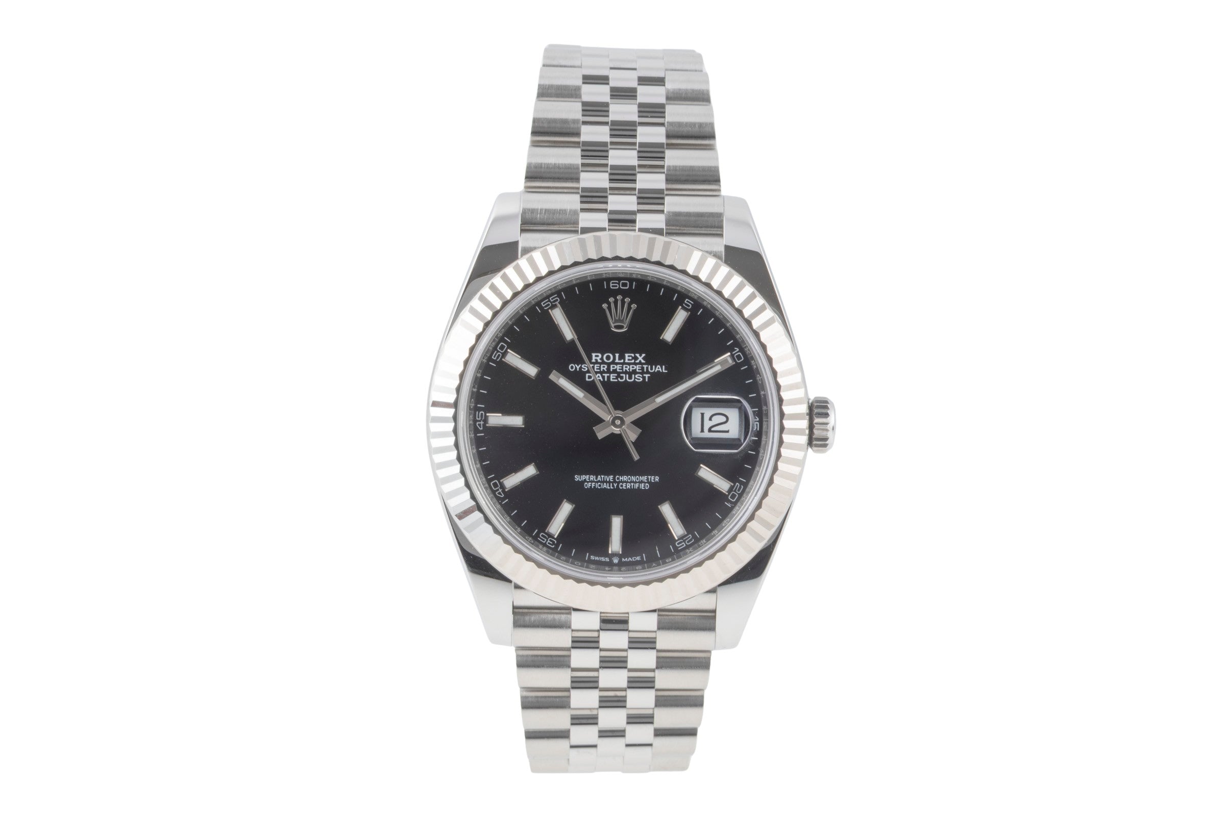 Rolex Datejust steel / white gold automatic men's watch 126334  [2601061]