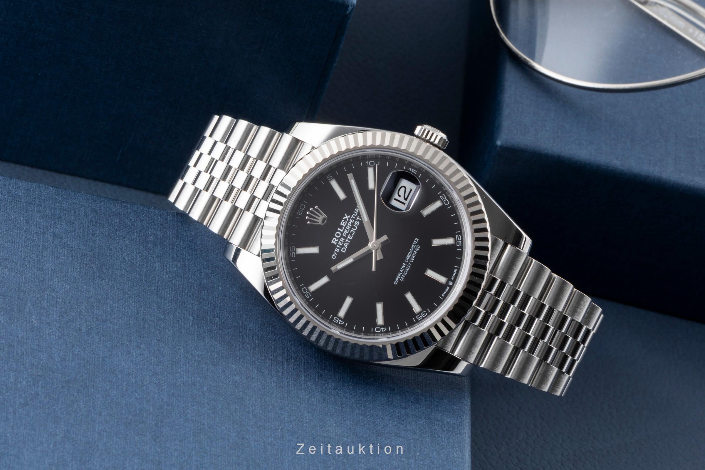 Rolex Datejust steel / white gold automatic men's watch 126334  [2601061]