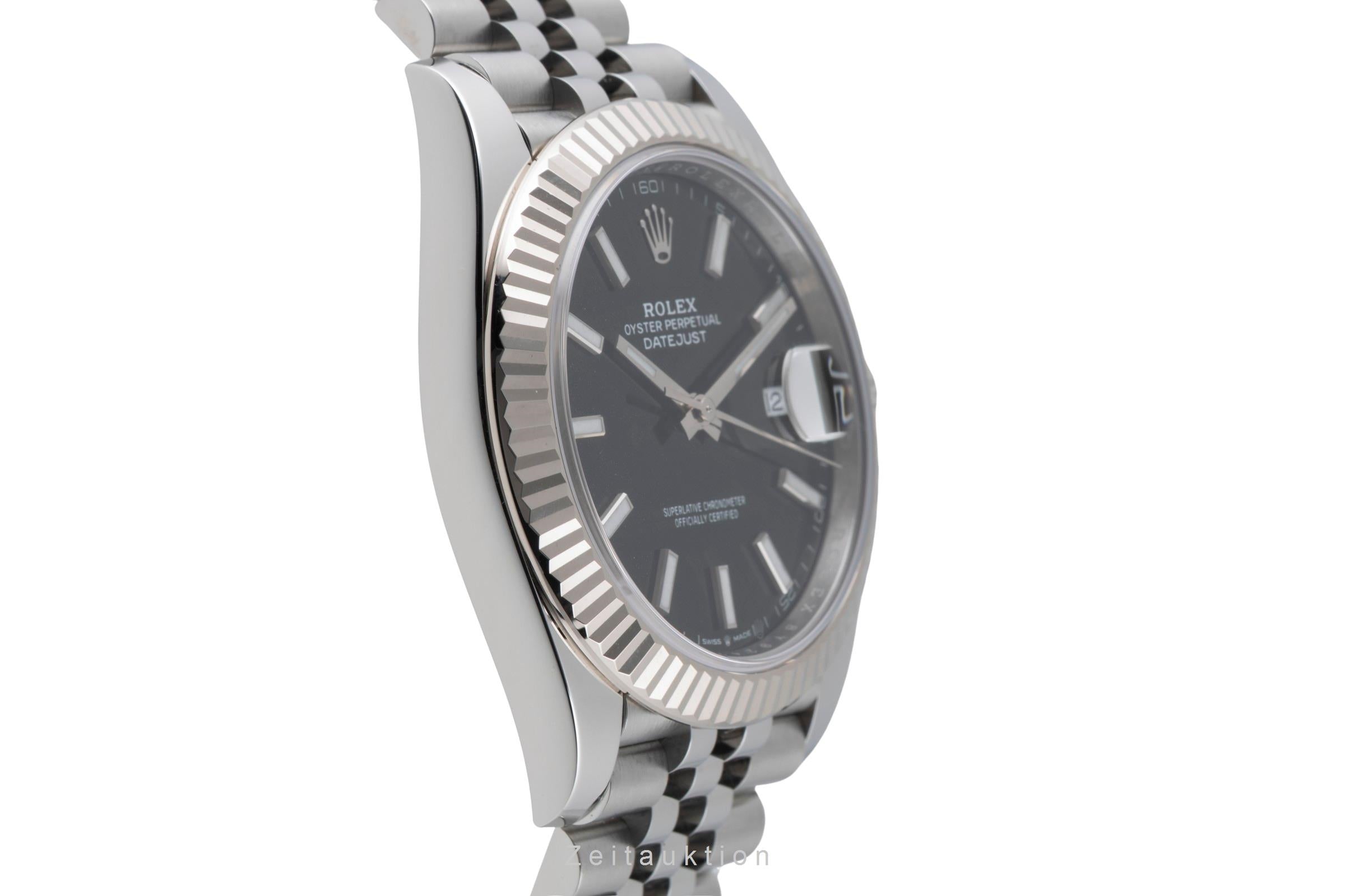 Rolex Datejust steel / white gold automatic men's watch 126334  [2601061]