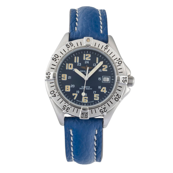 Breitling Colt 300M Datum Edelstahl Quarz Herrenuhr Ref. A57035 Klassiker [2601063]