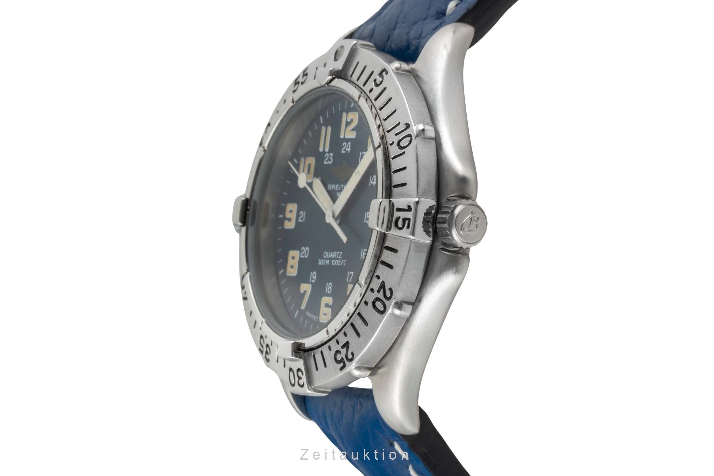 Breitling Colt 300M Datum Edelstahl Quarz Herrenuhr Ref. A57035 Klassiker [2601063]
