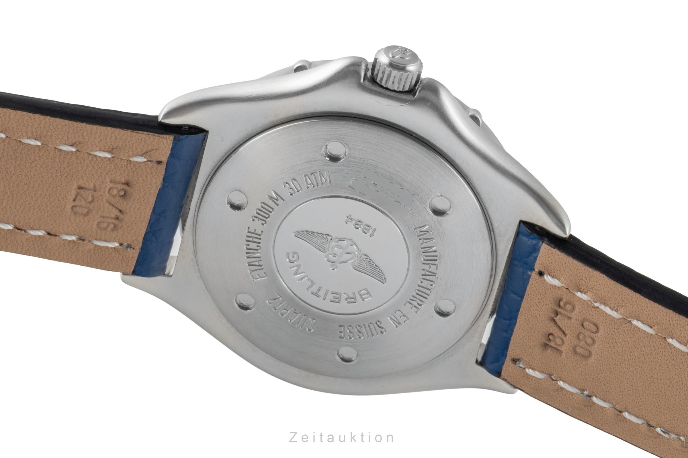 Breitling Colt 300M Datum Edelstahl Quarz Herrenuhr Ref. A57035 Klassiker [2601063]