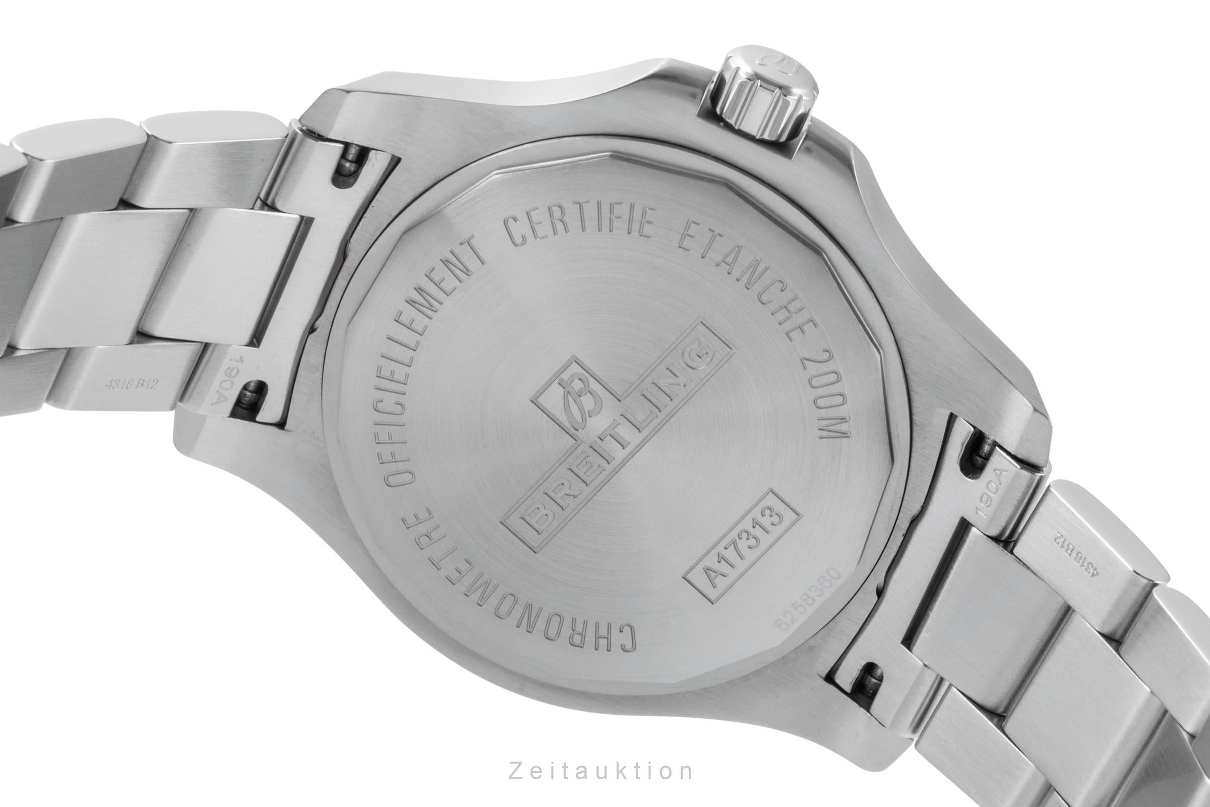 Breitling Colt Blue Dial Stahl Automatik Herrenuhr Ref. A17313101C1A1 B&P 2020 [2601064]