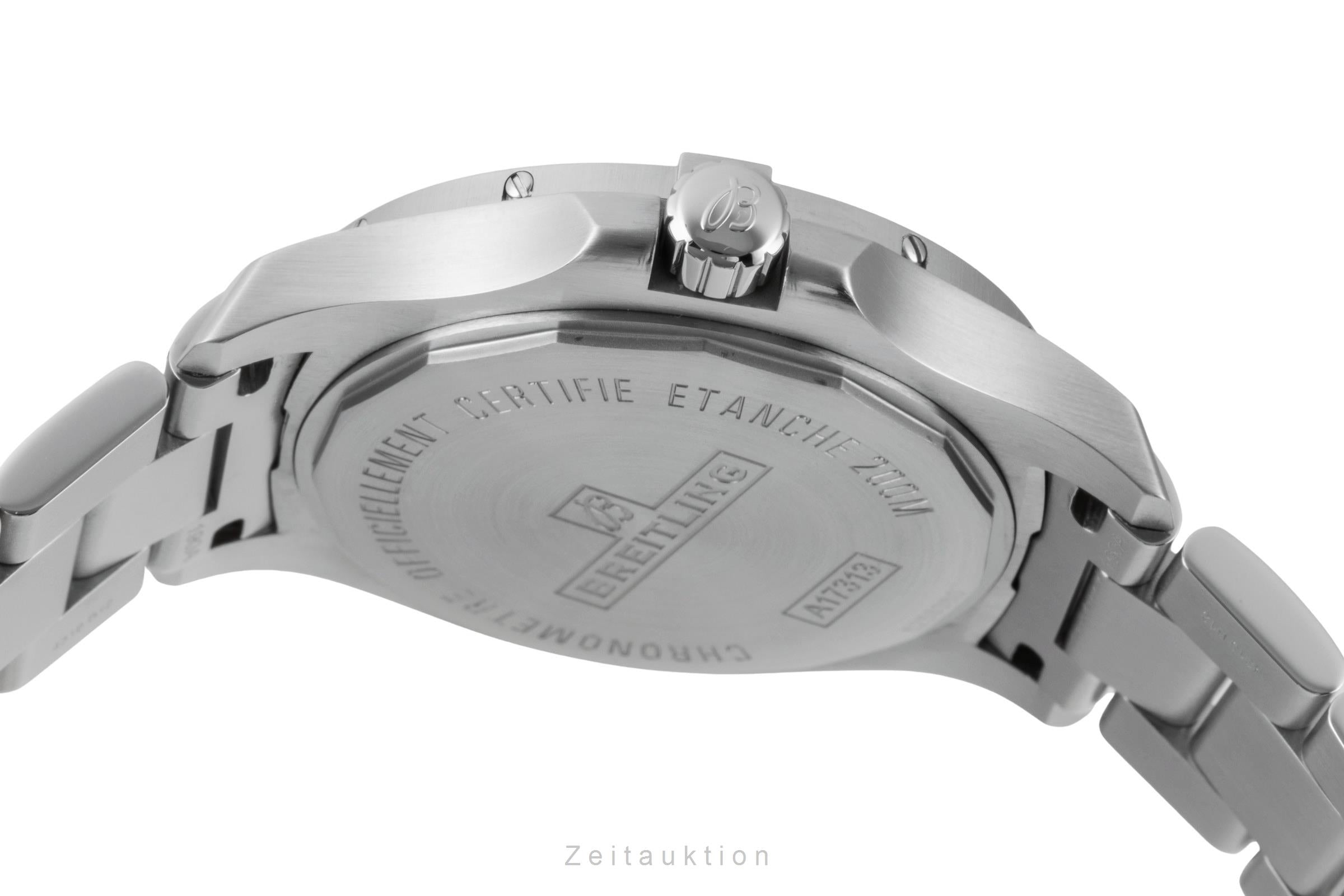 Breitling Colt Blue Dial Stahl Automatik Herrenuhr Ref. A17313101C1A1 B&P 2020 [2601064]