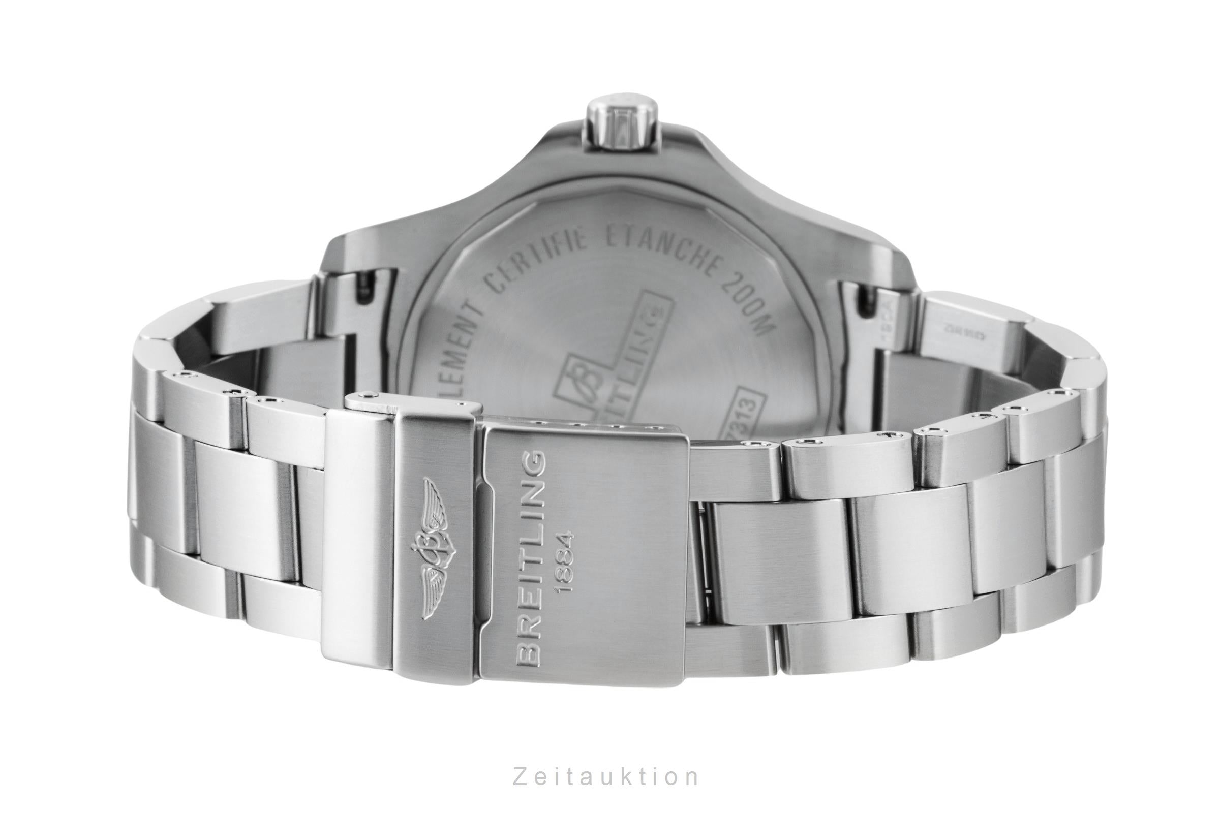 Breitling Colt Blue Dial Stahl Automatik Herrenuhr Ref. A17313101C1A1 B&P 2020 [2601064]