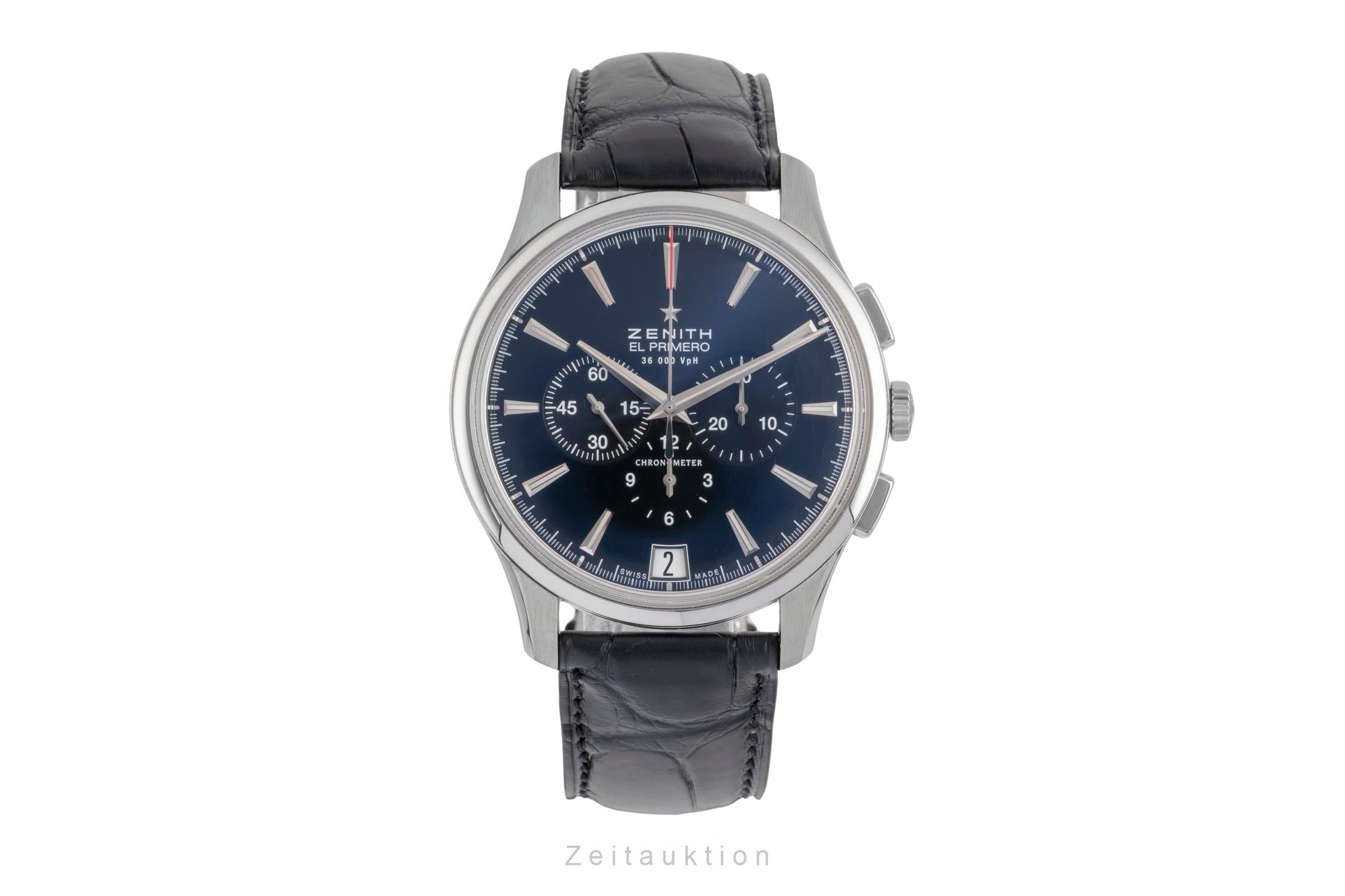 Zenith El Primero chronograph steel automatic Kal. 400 Ref