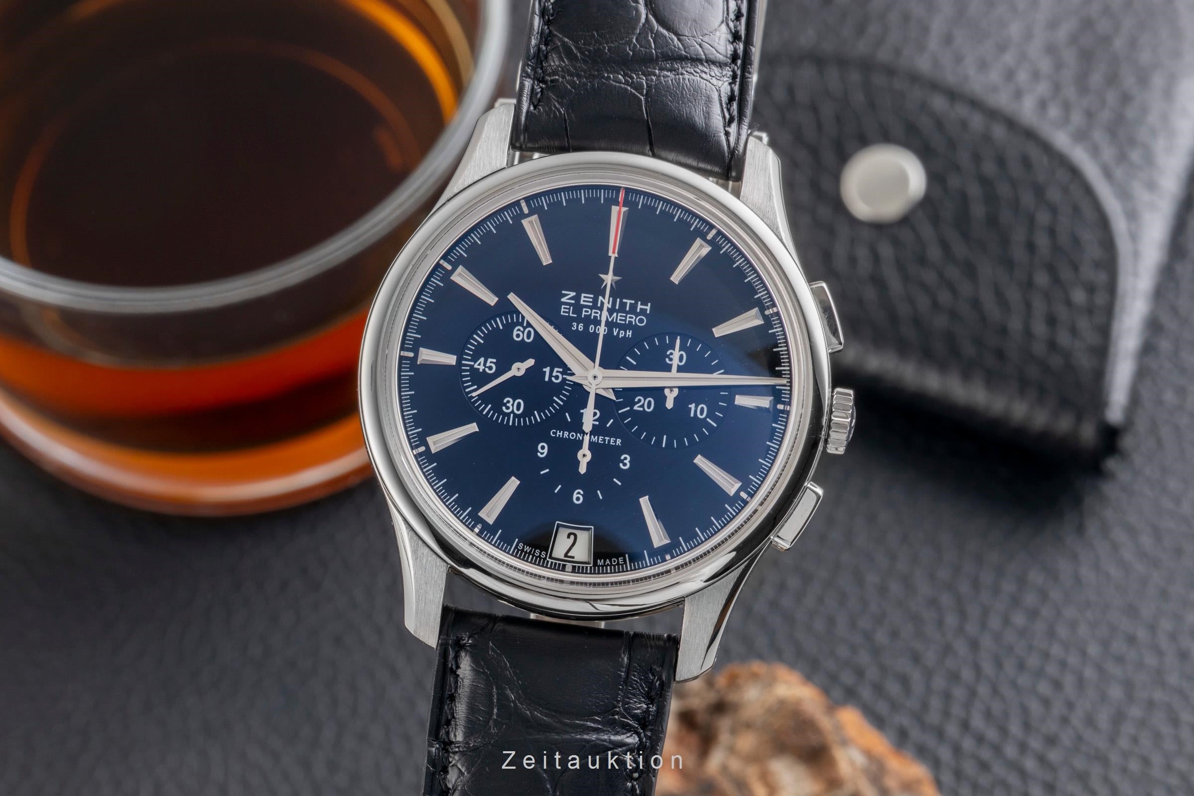 Zenith El Primero chronograph steel automatic Kal. 400 Ref
