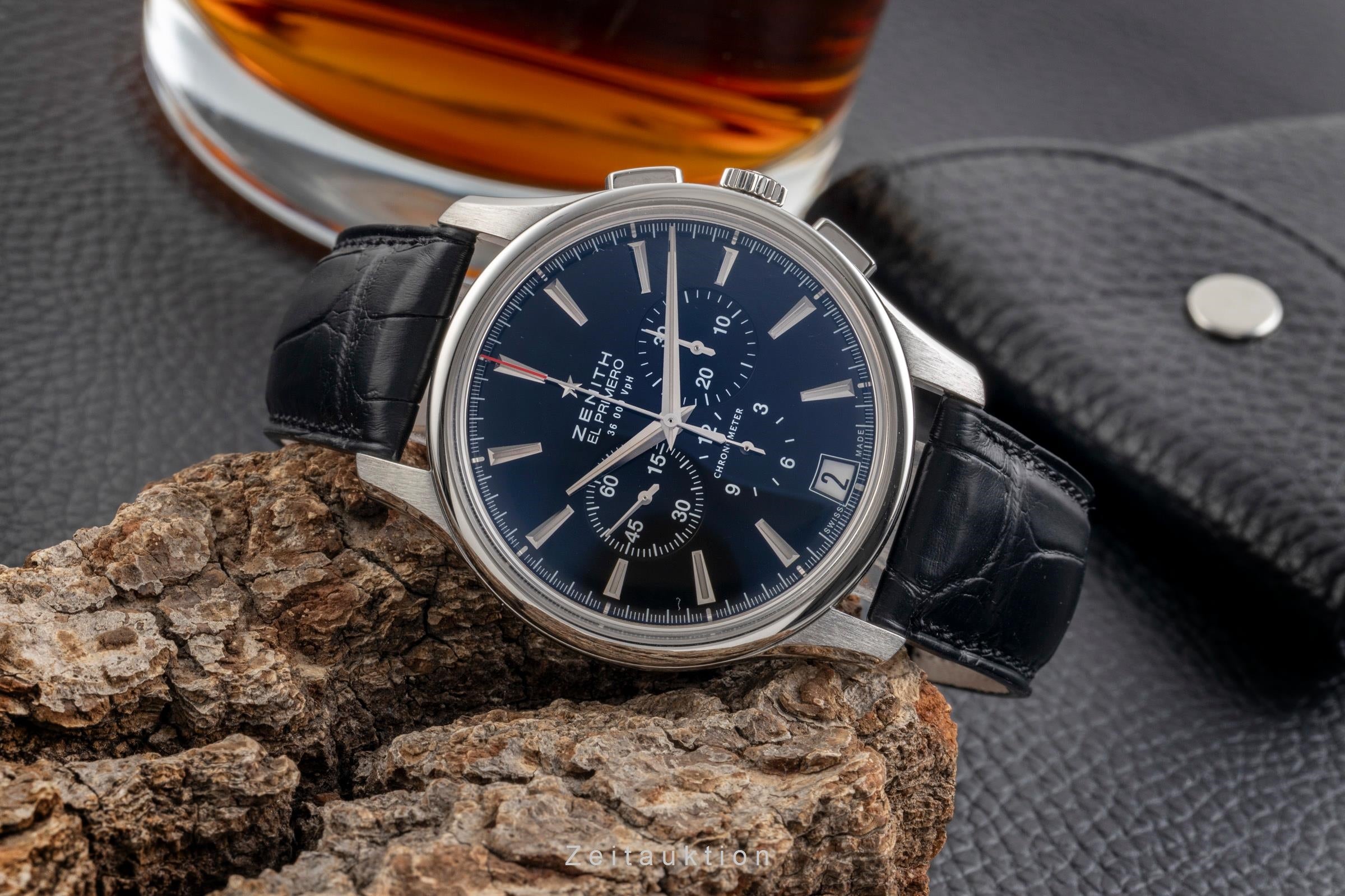 Zenith El Primero chronograph steel automatic Kal. 400 Ref