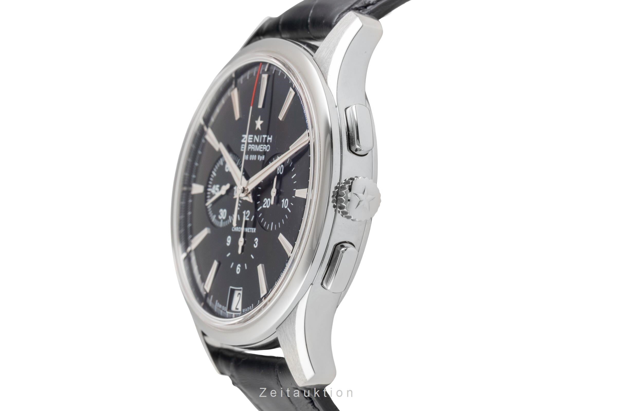Zenith El Primero chronograph steel automatic Kal. 400 Ref