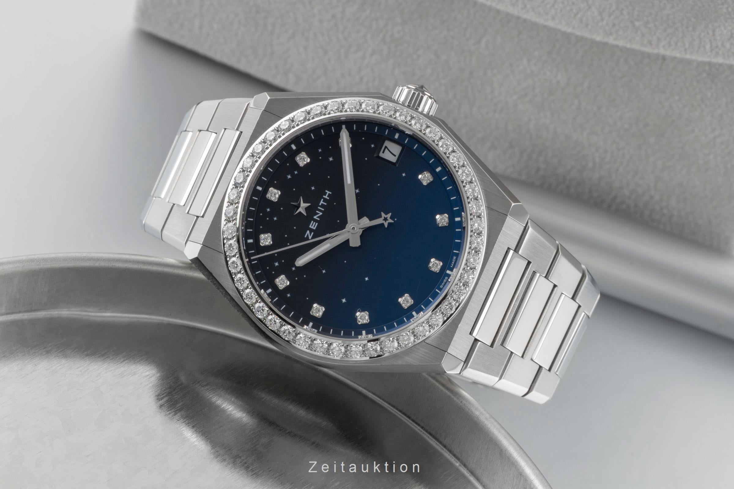 Zenith Defy acier automatique montre pour femmes 16.9200.670/01.MI001 LP: 13500EUR  [2601067]