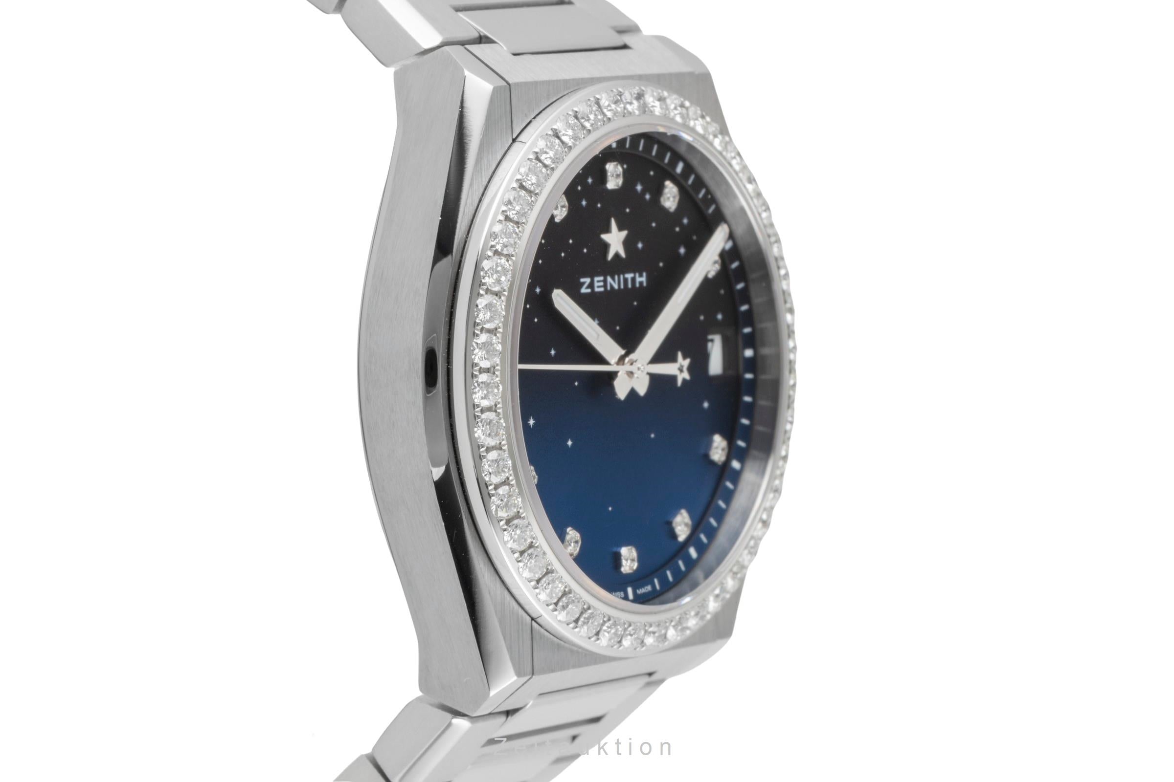 Zenith Defy acier automatique montre pour femmes 16.9200.670/01.MI001 LP: 13500EUR  [2601067]