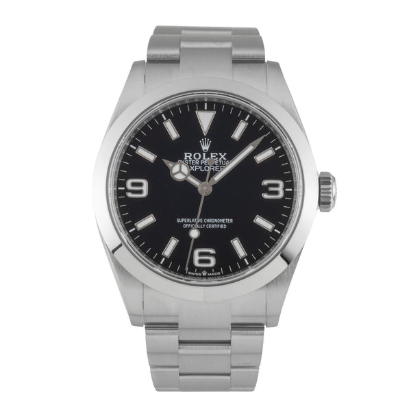 Rolex Explorer 40 Oyster Edelstahl Automatik Herrenuhr Ref. 224270 Papiere 2025 [2601068]