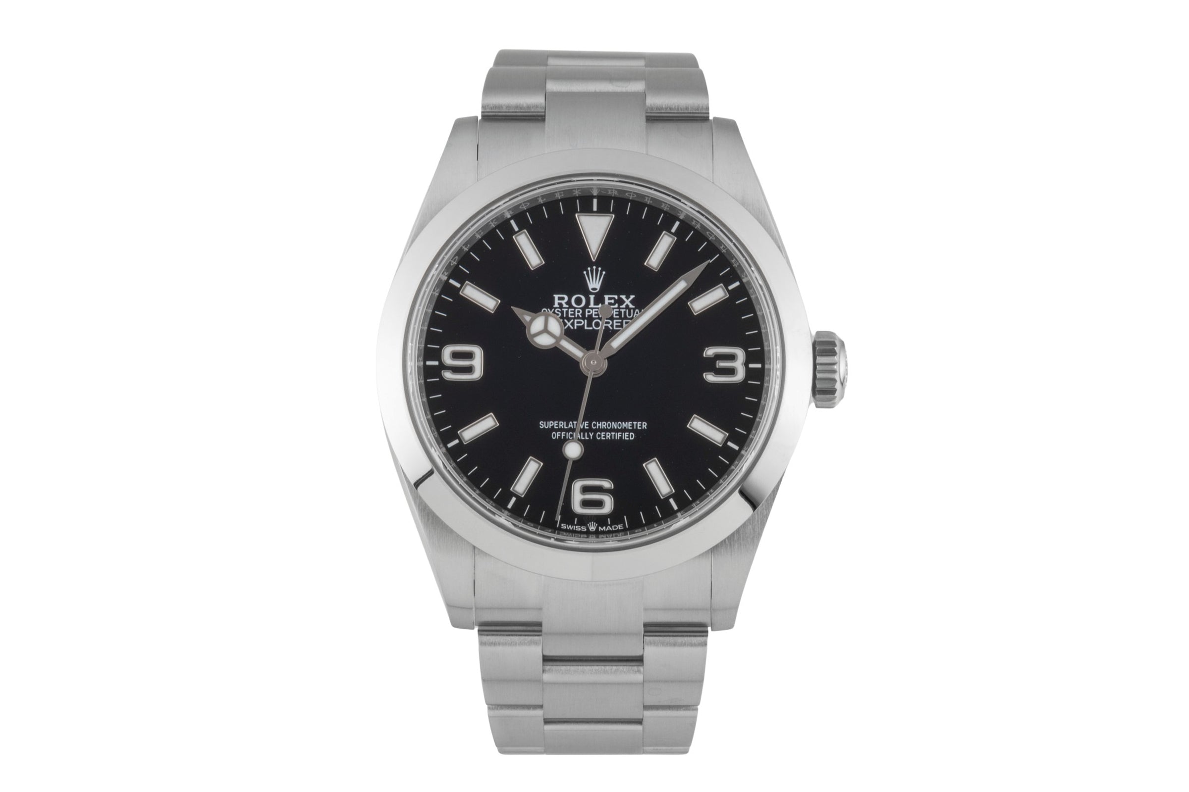 Rolex Explorer acier automatique montre pour hommes 224270  [2601068]