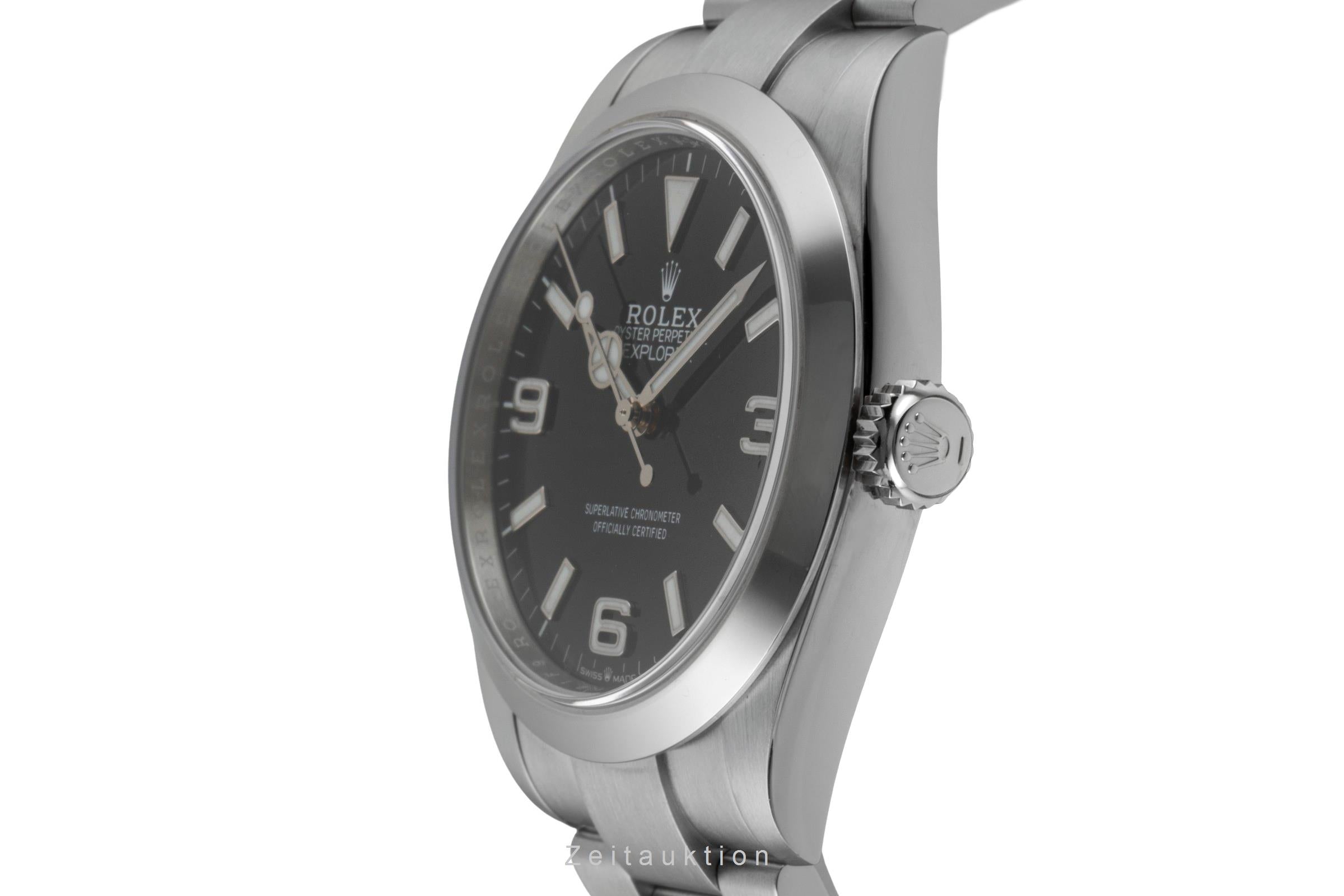 Rolex Explorer 40 Oyster Edelstahl Automatik Herrenuhr Ref. 224270 Papiere 2025 [2601068]