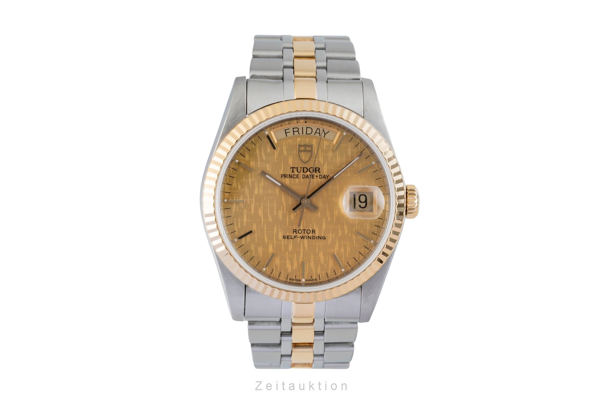 Tudor Date-Day acier / or  automatique montre pour hommes 76213  [2601069]