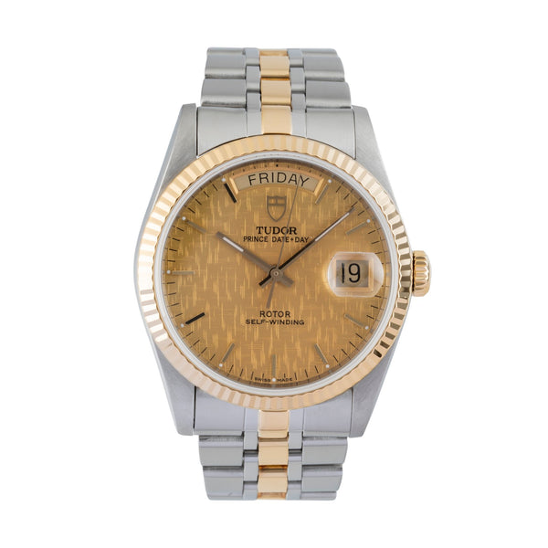 Tudor Date-Day acier / or  automatique montre pour hommes 76213  [2601069]