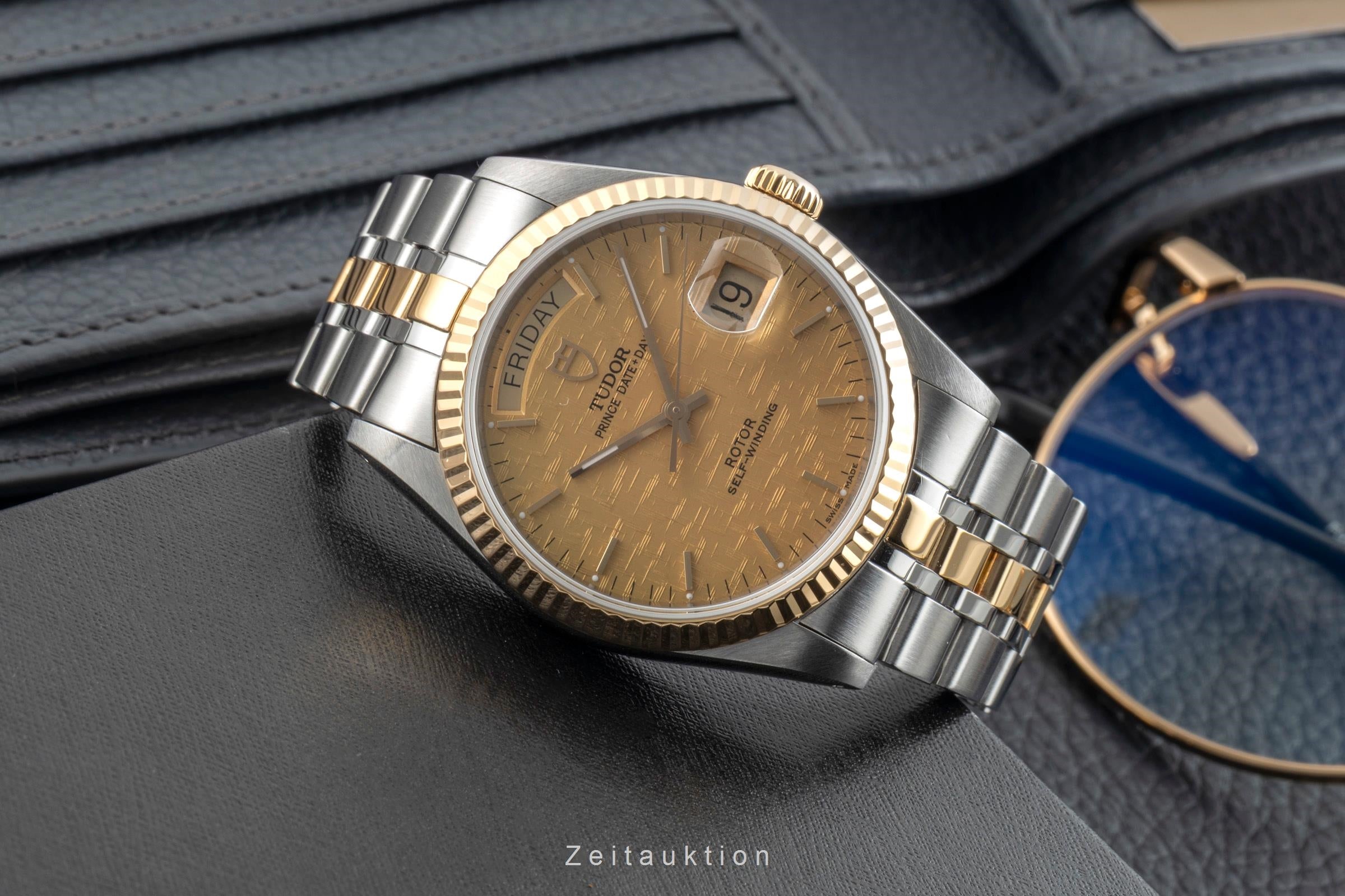 Tudor Date-Day acier / or  automatique montre pour hommes 76213  [2601069]