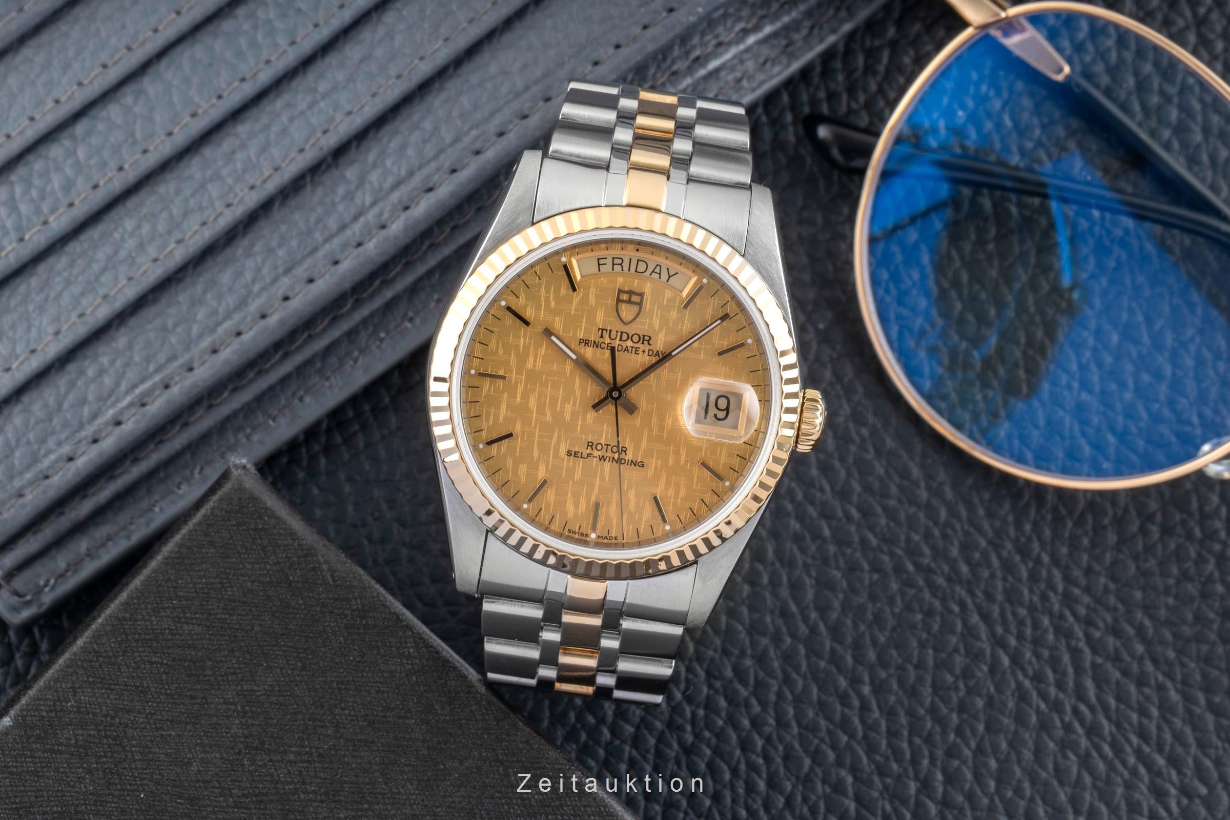 Tudor Date-Day acier / or  automatique montre pour hommes 76213  [2601069]