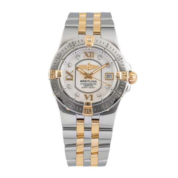 Breitling Starliner steel / gold quartz women's watch B71340  [2601070]