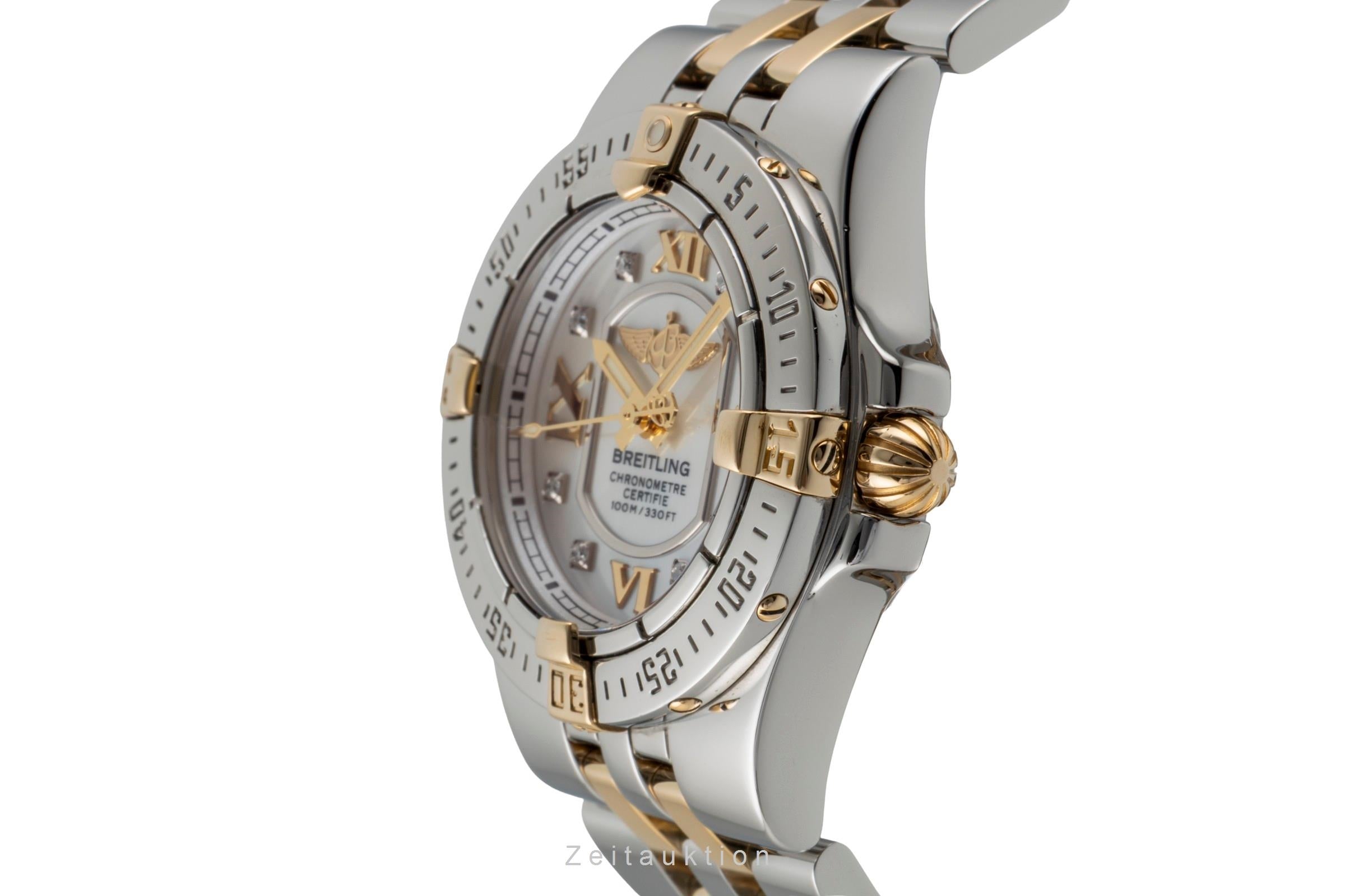 Breitling Starliner steel / gold quartz women's watch B71340  [2601070]