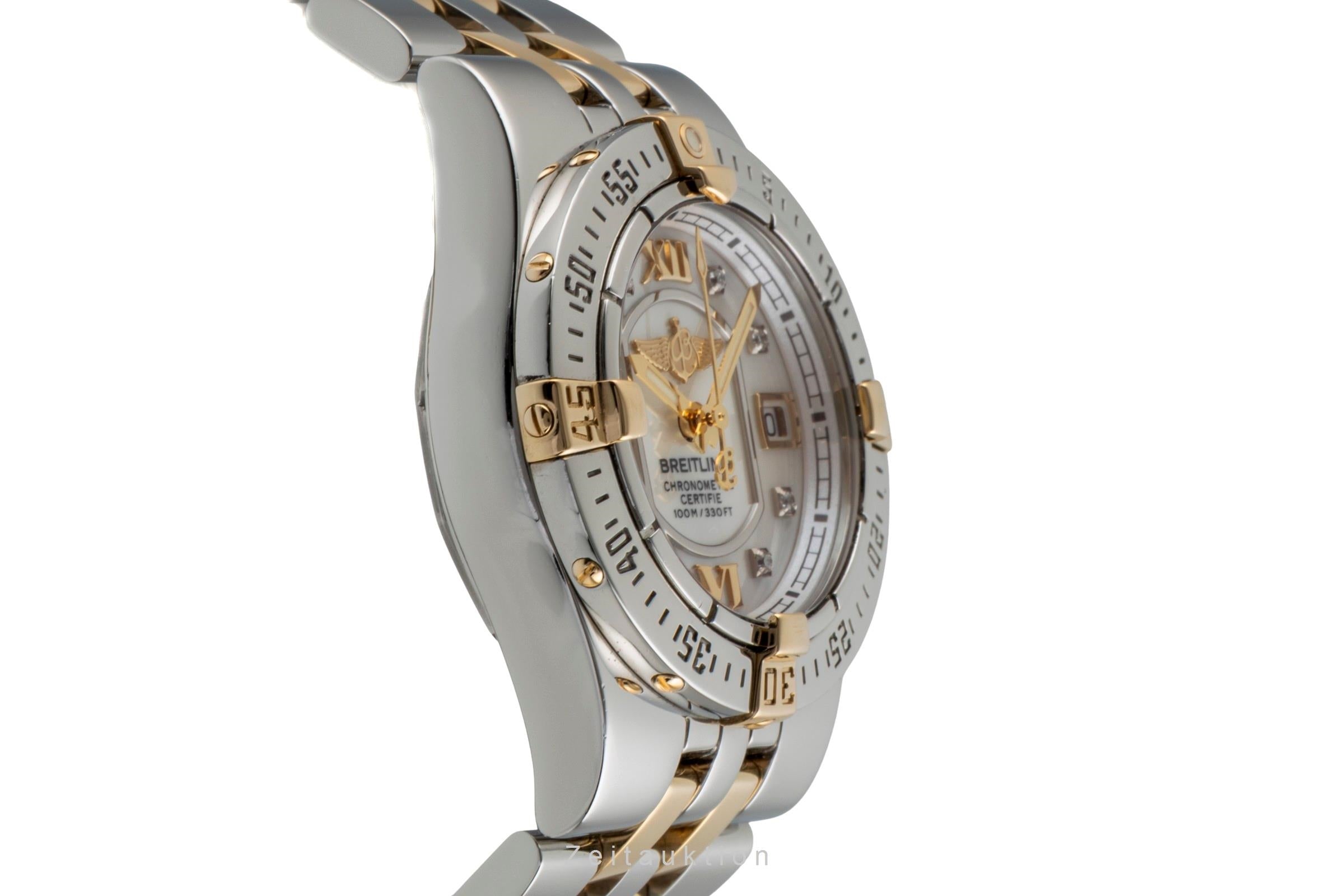 Breitling Starliner steel / gold quartz women's watch B71340  [2601070]