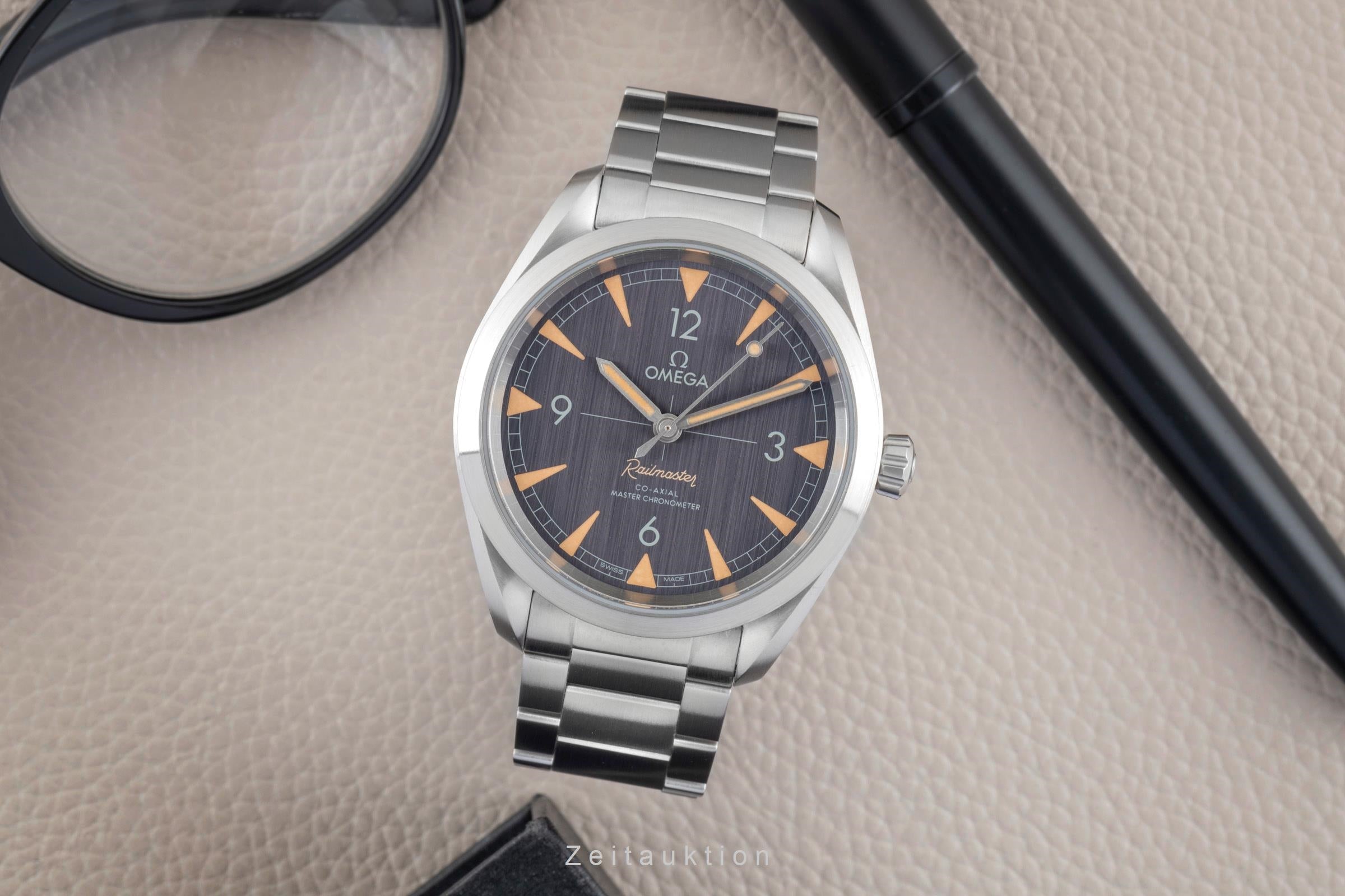 Omega Railmaster steel automatic men's watch 220.10.40.20.01.001  [2601071]