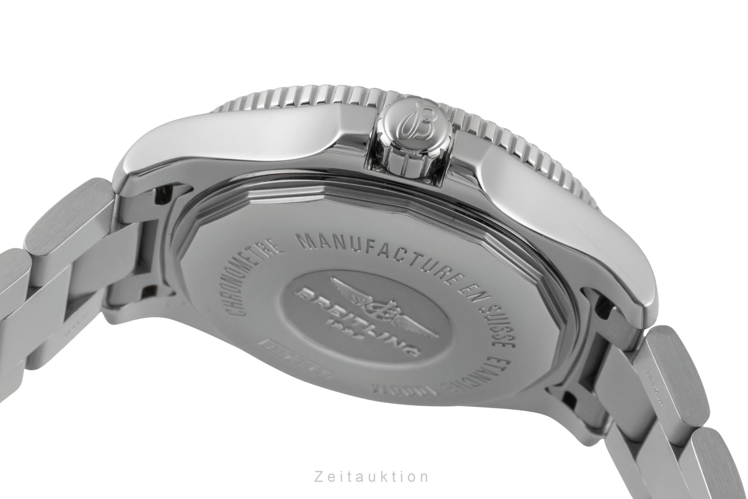 Breitling Superocean Stahl Automatik Herrenuhr A17392D71 Papiere 2019 [2601072]