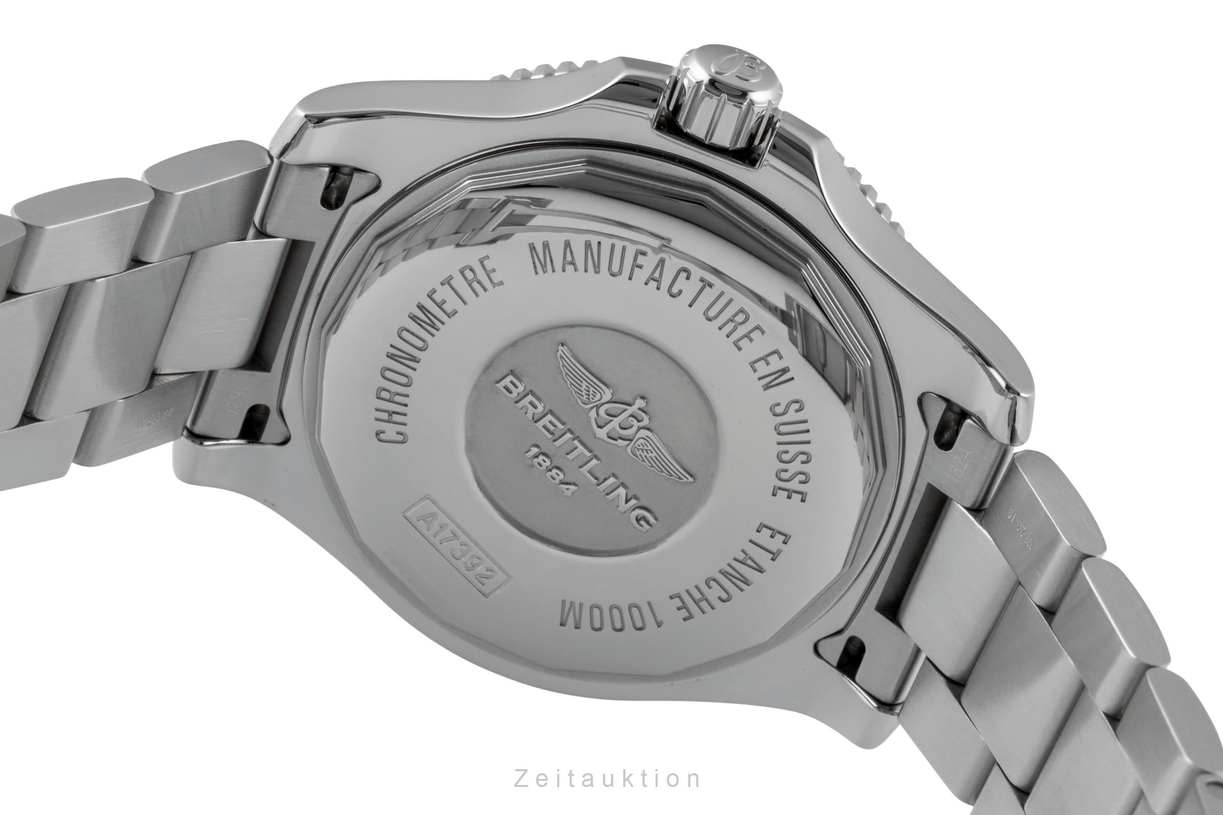 Breitling Superocean Stahl Automatik Herrenuhr A17392D71 Papiere 2019 [2601072]