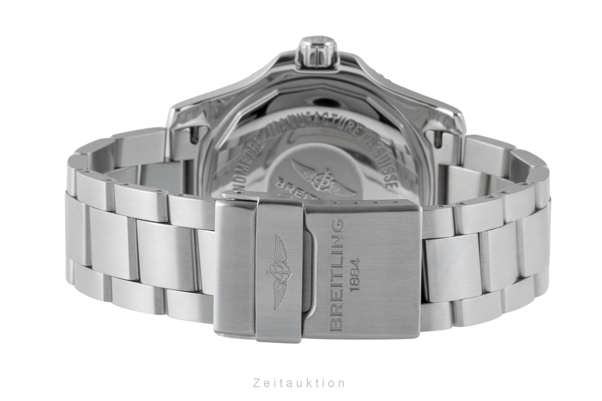 Breitling Superocean Stahl Automatik Herrenuhr A17392D71 Papiere 2019 [2601072]