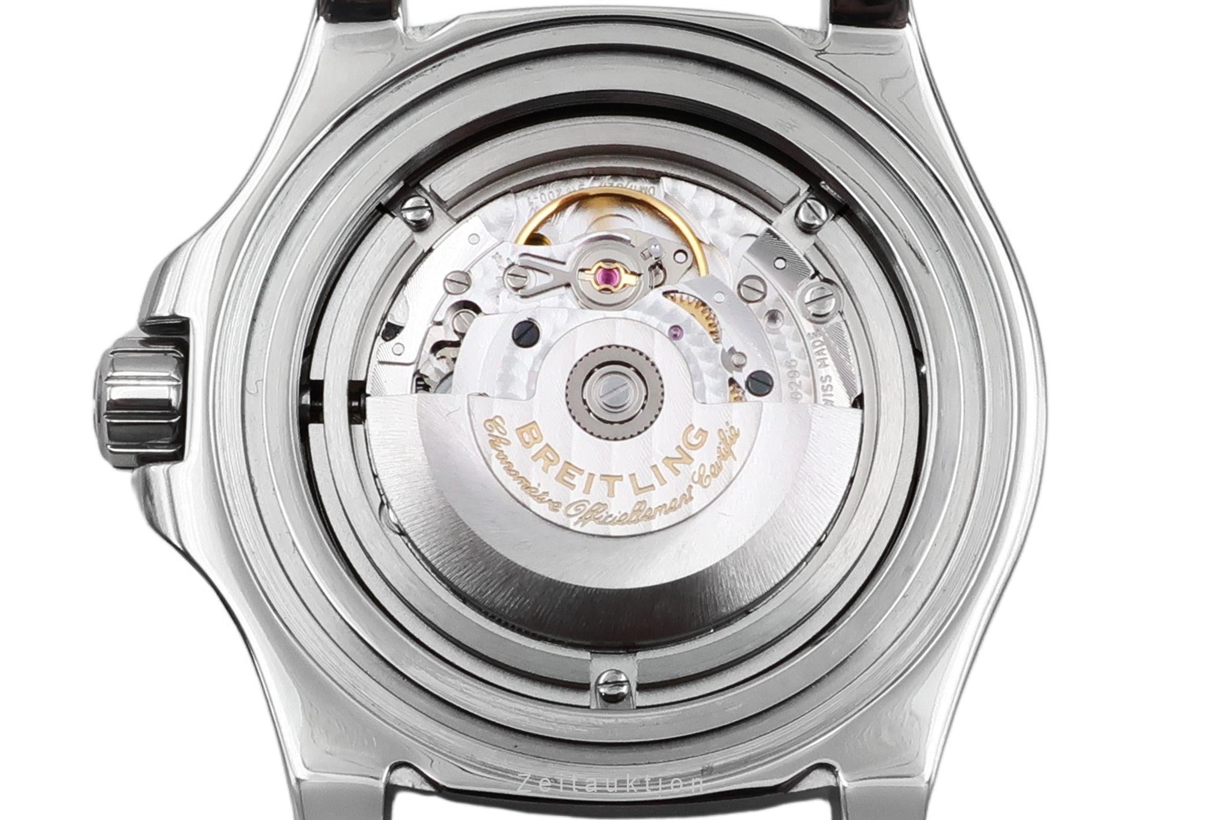 Breitling Superocean Stahl Automatik Herrenuhr A17392D71 Papiere 2019 [2601072]
