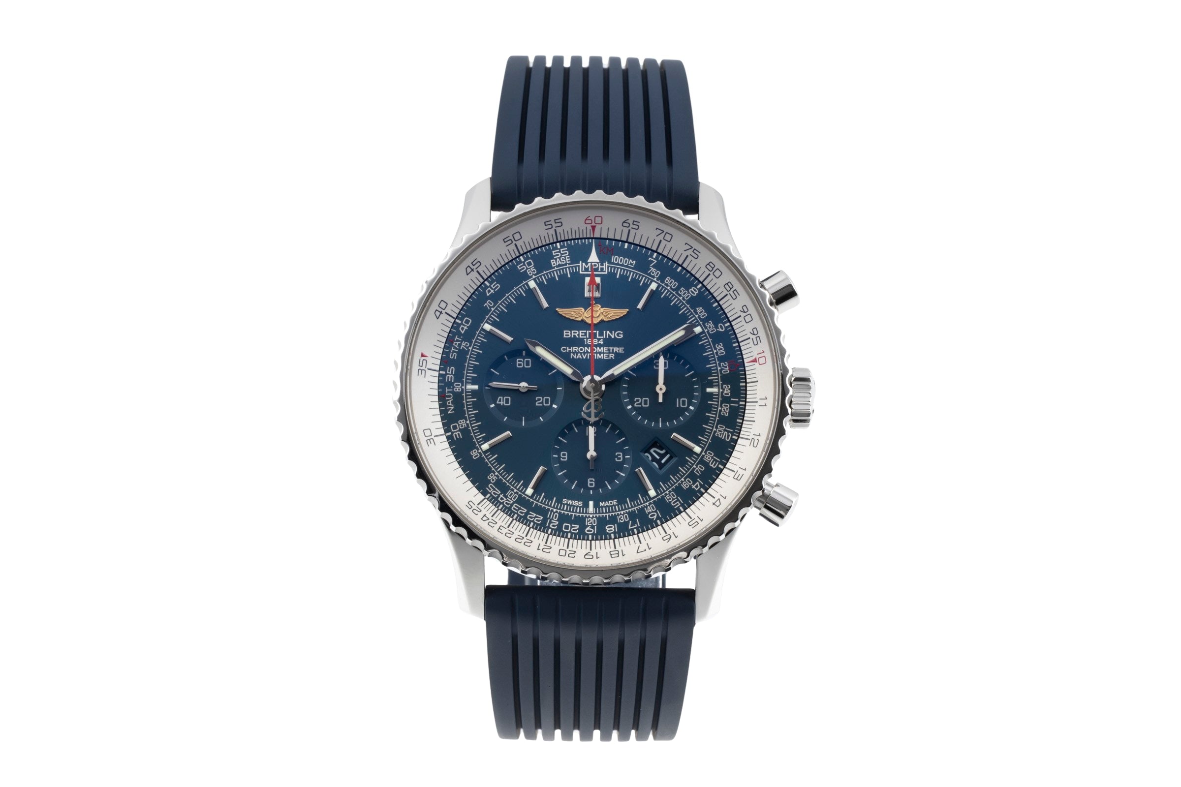 Breitling Navitimer 01 46 chronograph steel automatic men's watch AB012721/C889  [2601076]