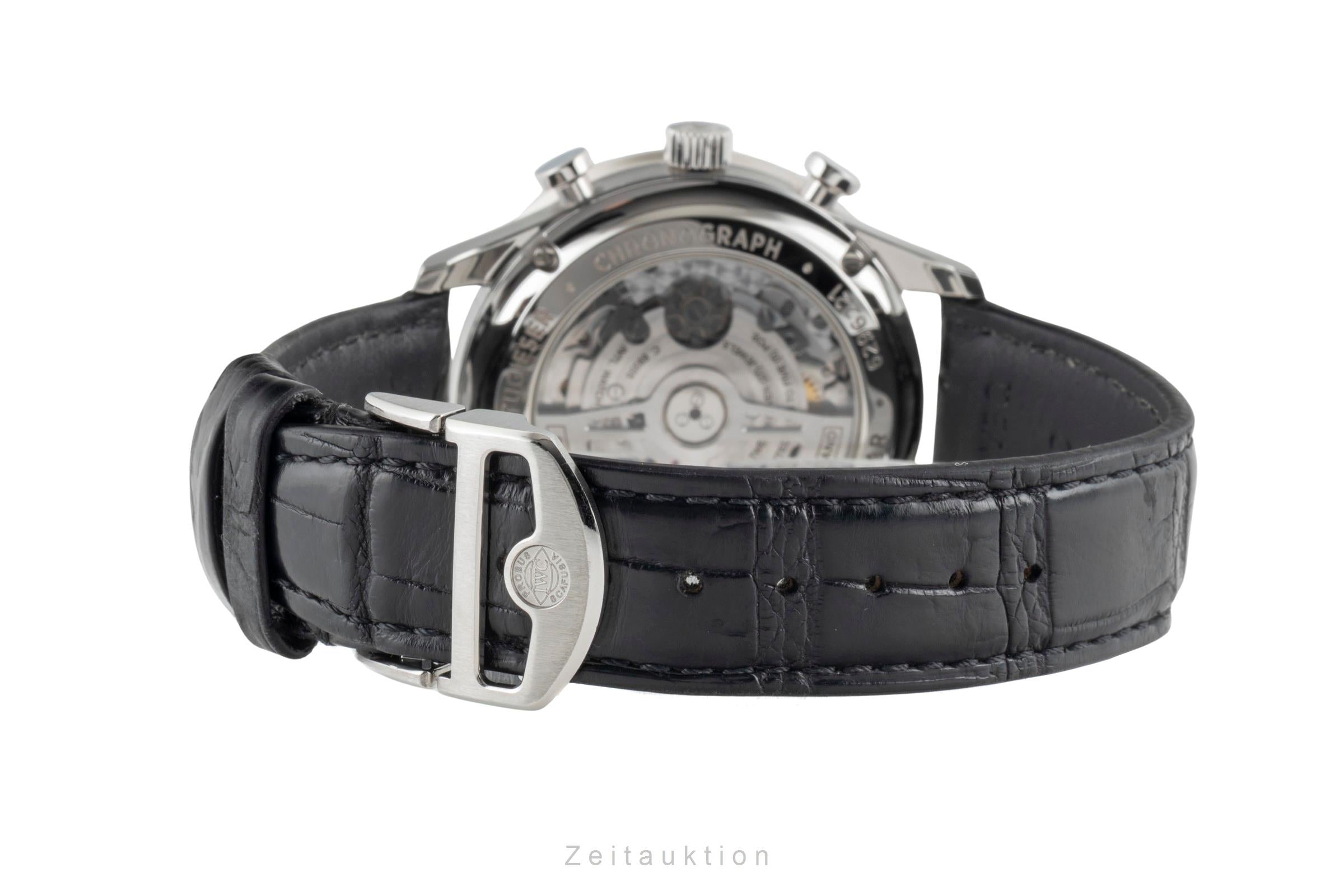 IWC Portugieser cronógrafo acero automático reloj para caballeros IW371606 LP: 9100EUR  [2601077]