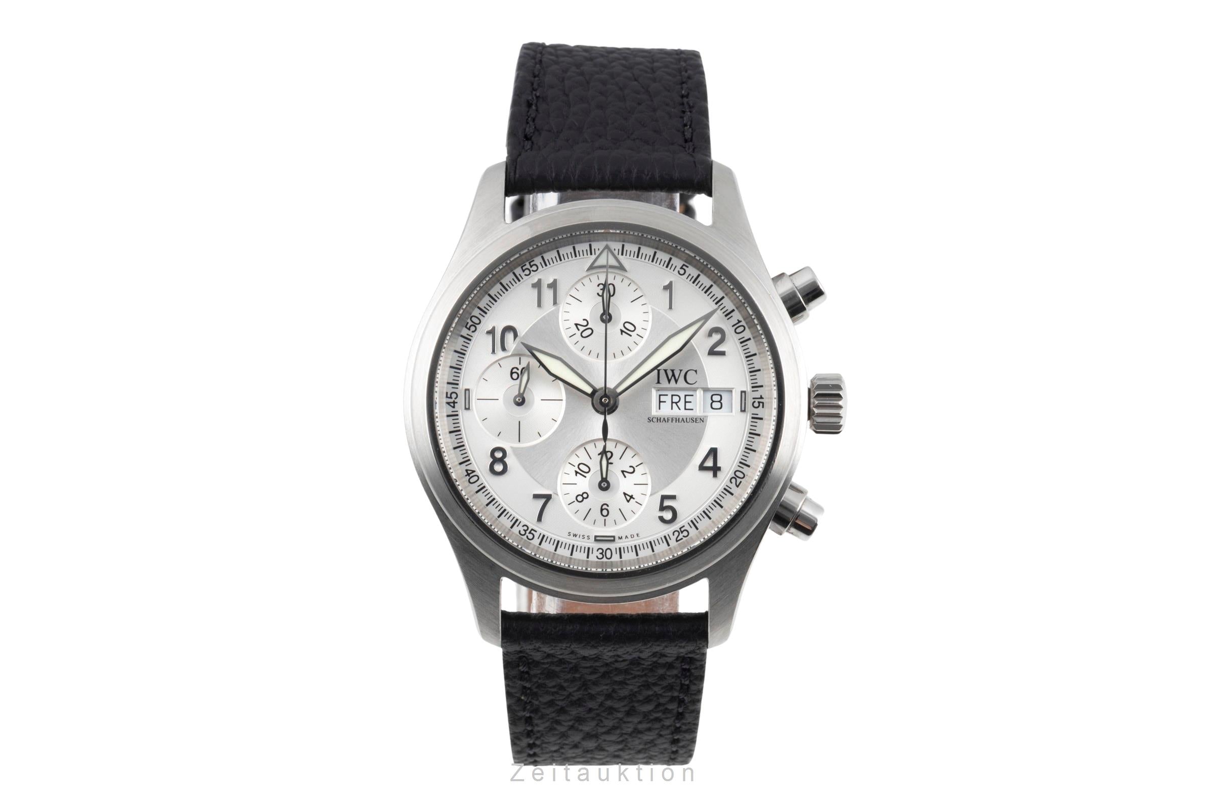IWC Fliegerchronograph chronographe acier automatique montre pour hommes IW370621  [2601078]